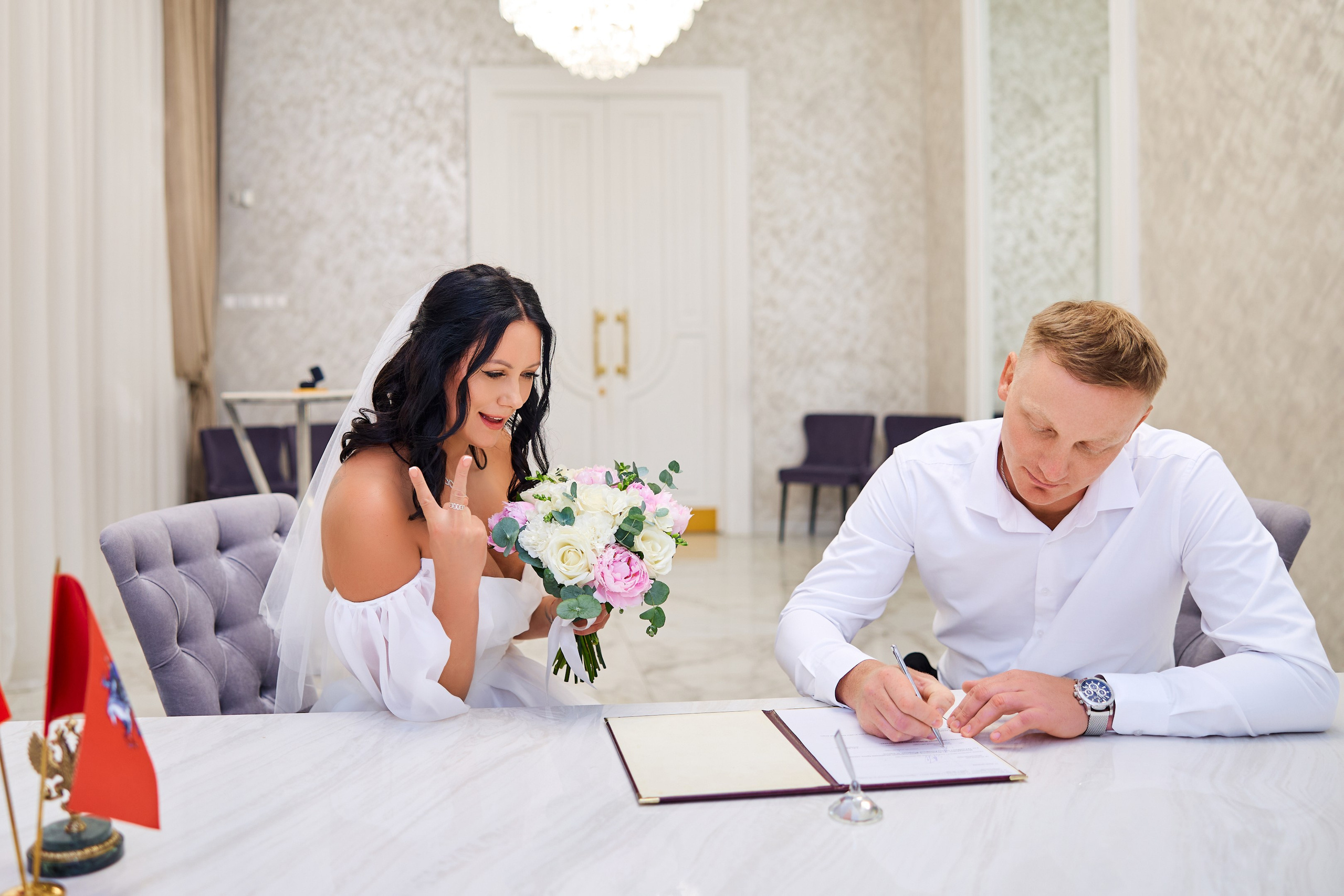 Свадебная фотосессия в Москва-Сити. Свадебный фотограф Сергей Колбинский