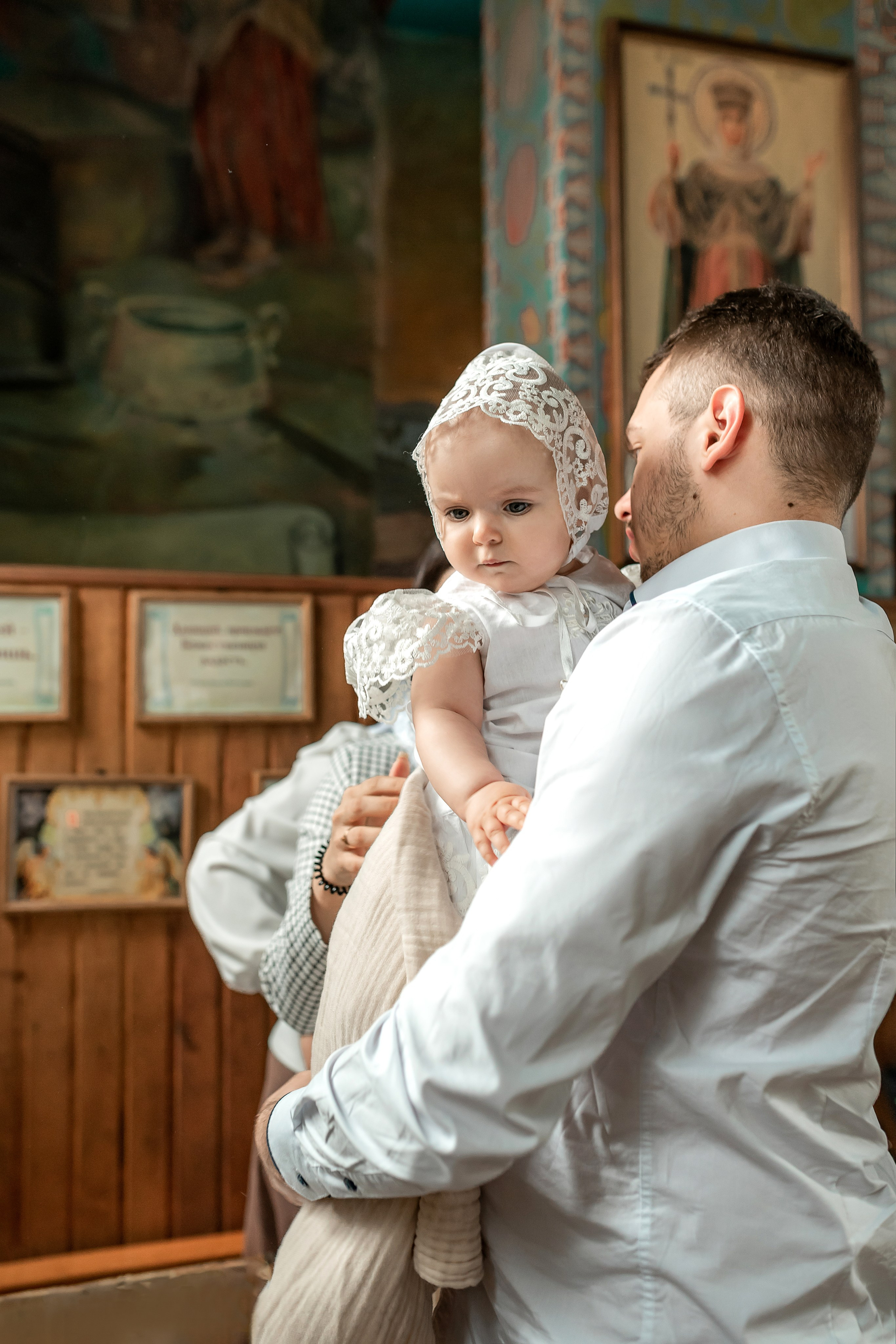 Красивая съемочка Крещение Александры. Семейный и детский фотограф Наталья Горда