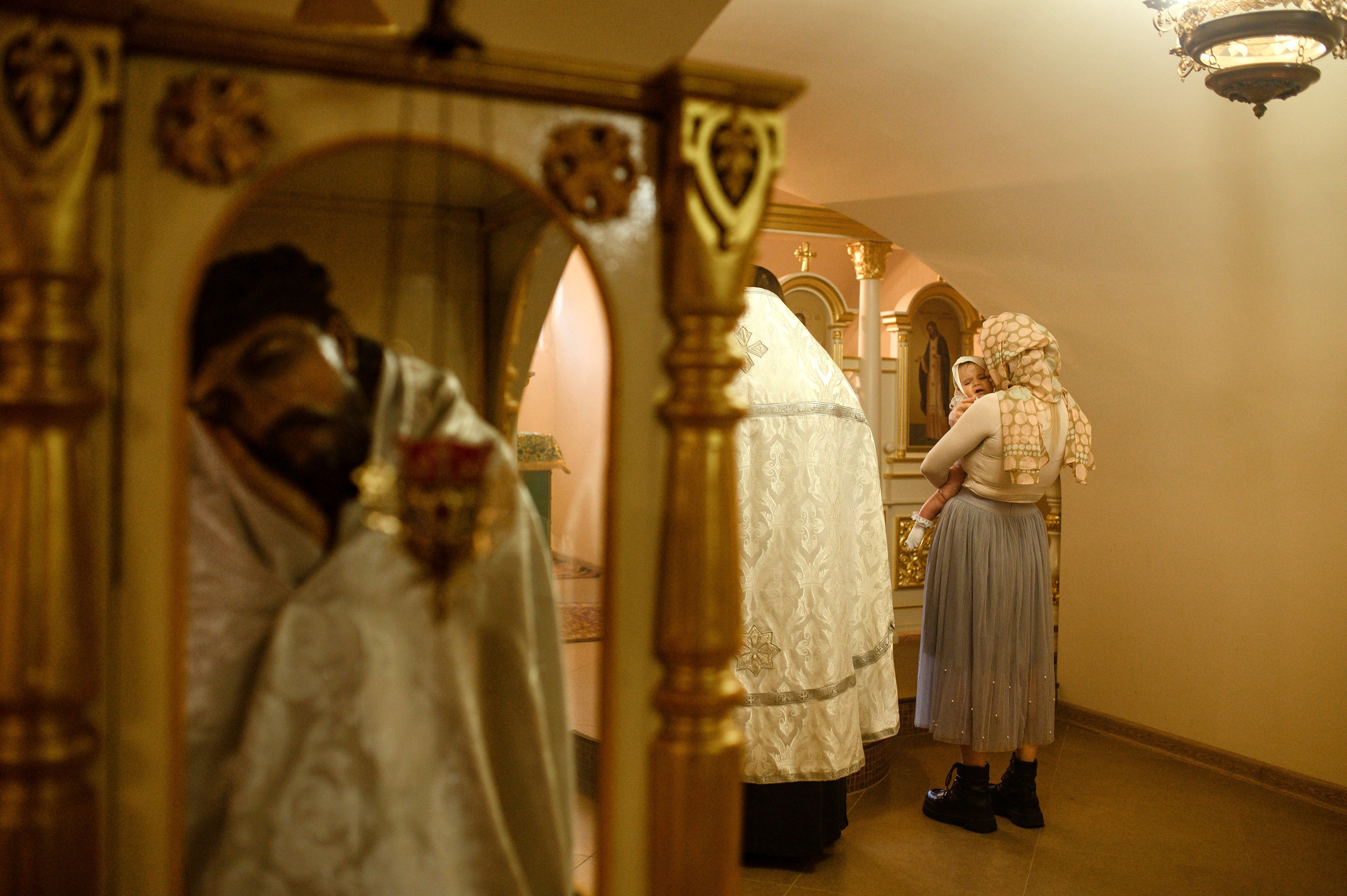 Крещение Лизы. Успенский собор. Свадебный и семейный Фотограф в Пензе Татьяна Лапоногова
