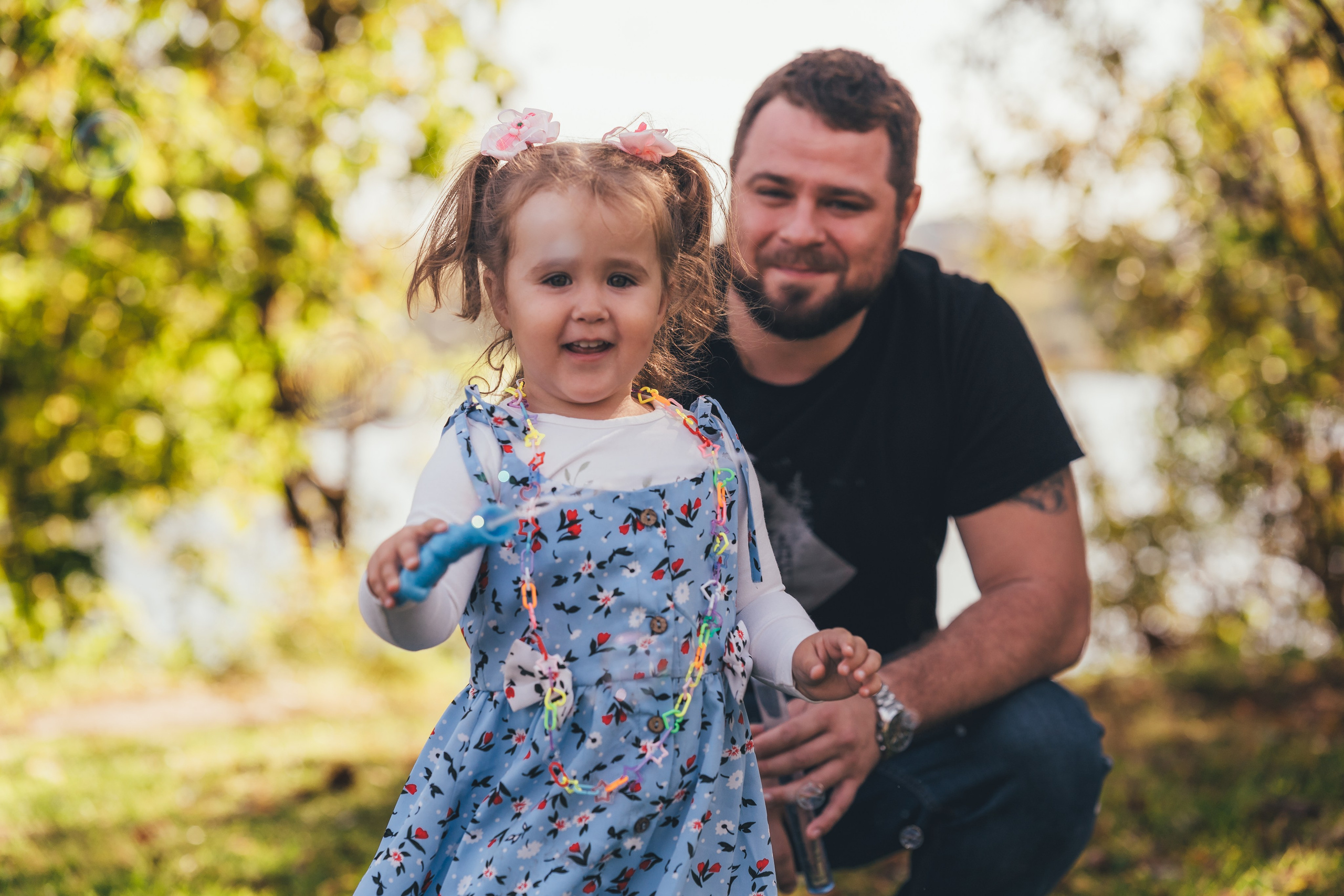 Денис с дочкой, Балашиха, парк Пехорка. Наталья Дукалова фотограф Щелково Королев Пушкино Москва Балашиха