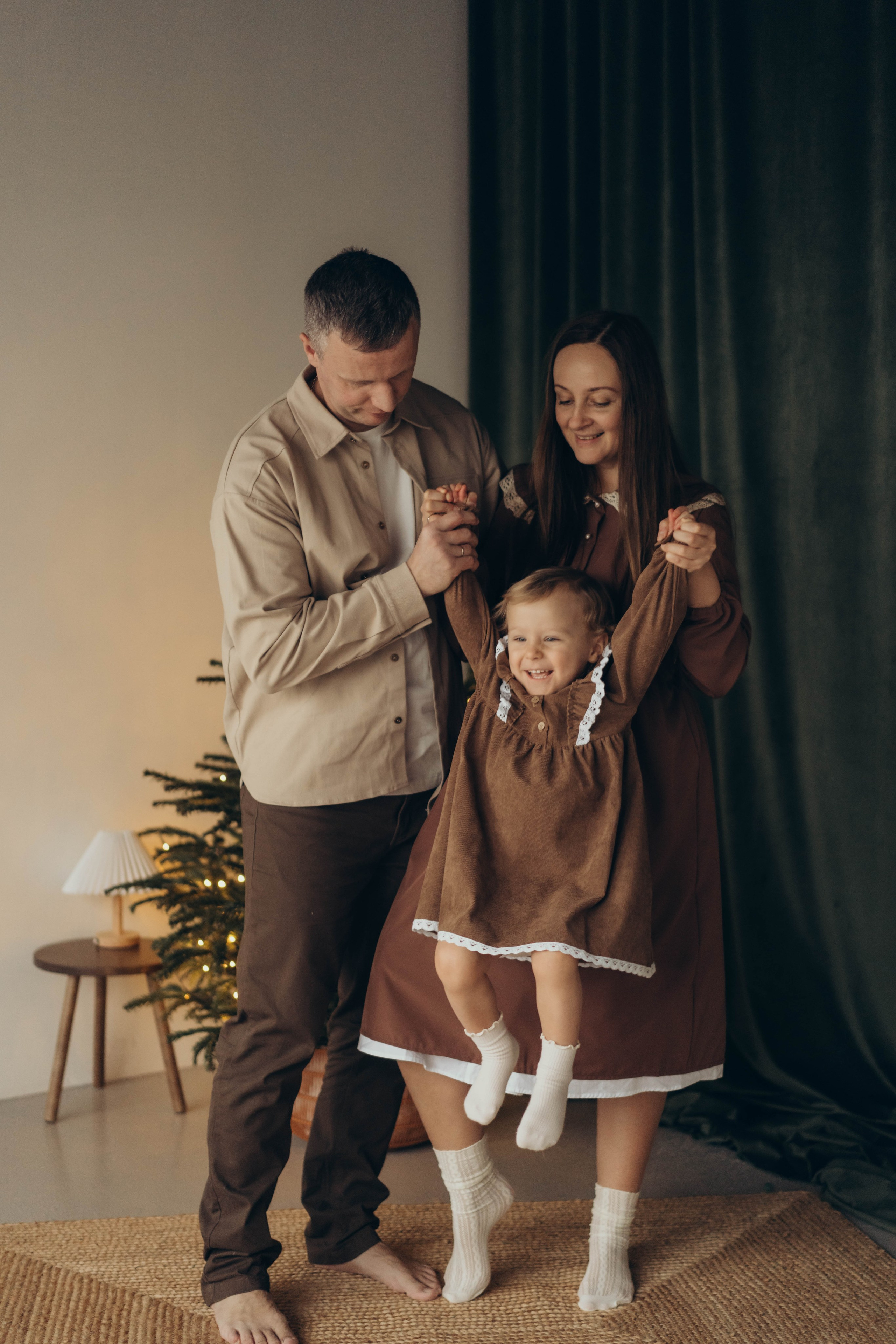 Екатерина, Николай и малышка Аня