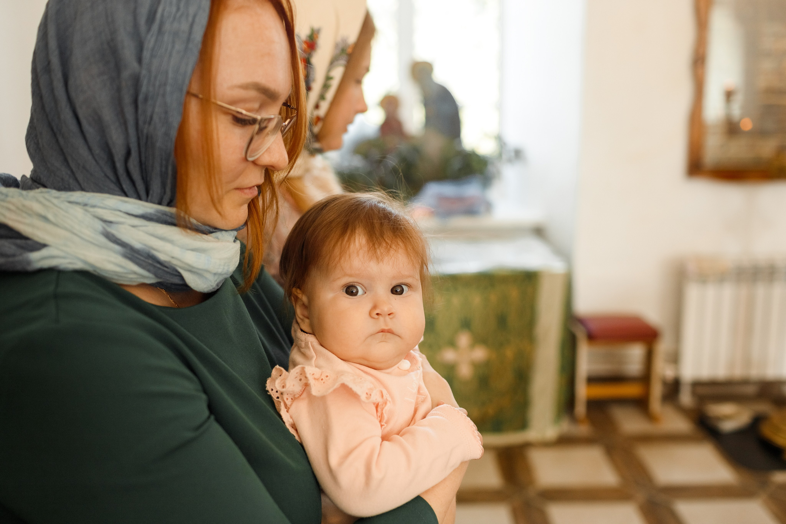 Крещение. Фотограф новорождённых Ярославль. Детский и семейный фотограф Анна Салова