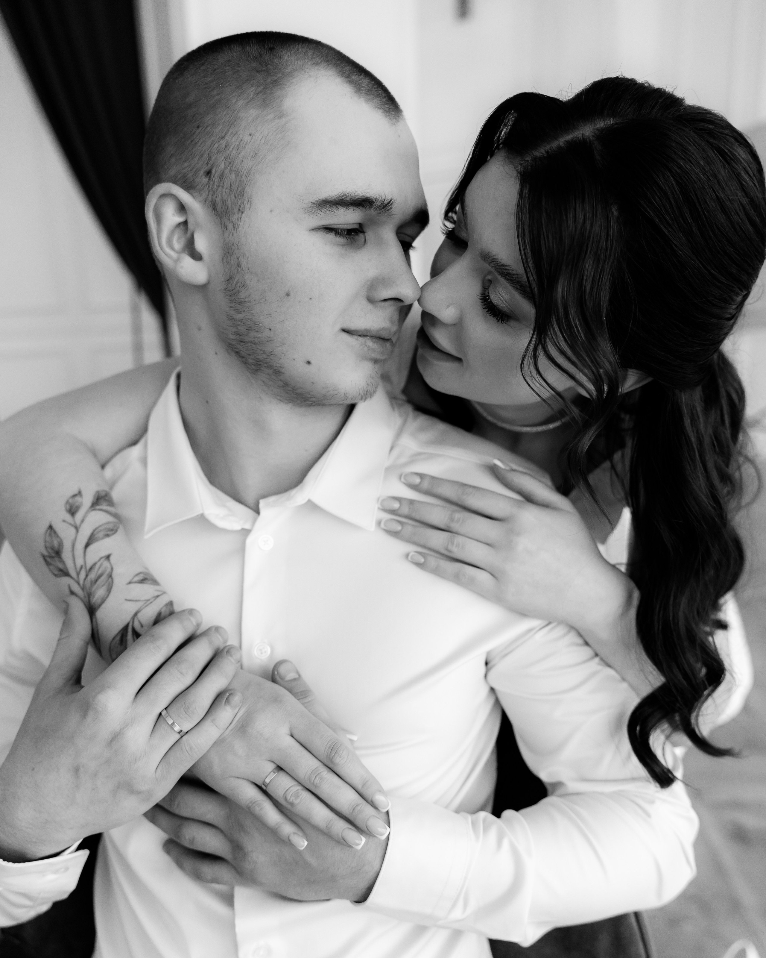 Свадебная фотосессия в студии. Фотограф в Новосибирске Екатерина Васильева