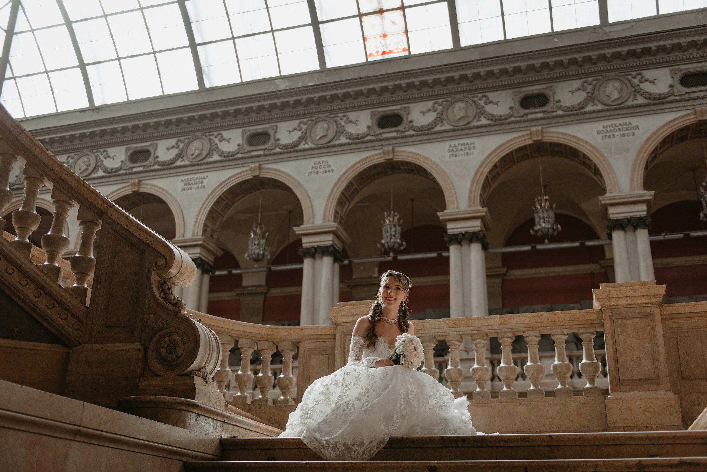 свадебная фотосессия в академии Штиглица