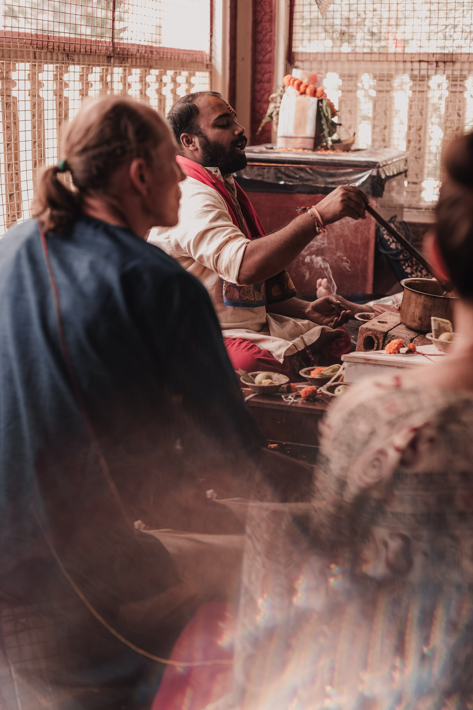 Navaratri yajna at Devraha Baba Ji ashram. Мариам Багдасарян