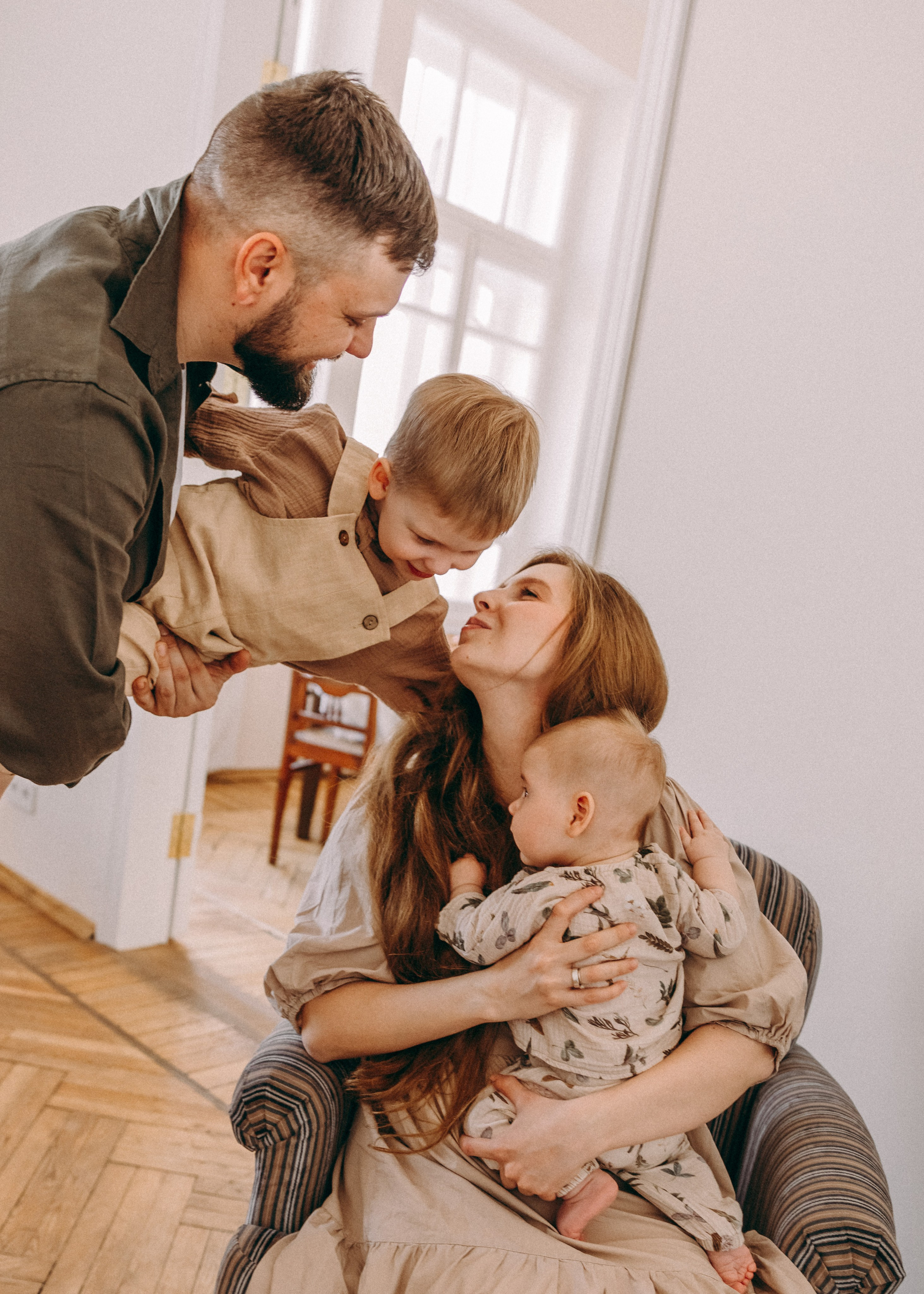 Леля, Илья, Добрыня и Яромир. Семейный фотограф В Москве Александра Дейкун