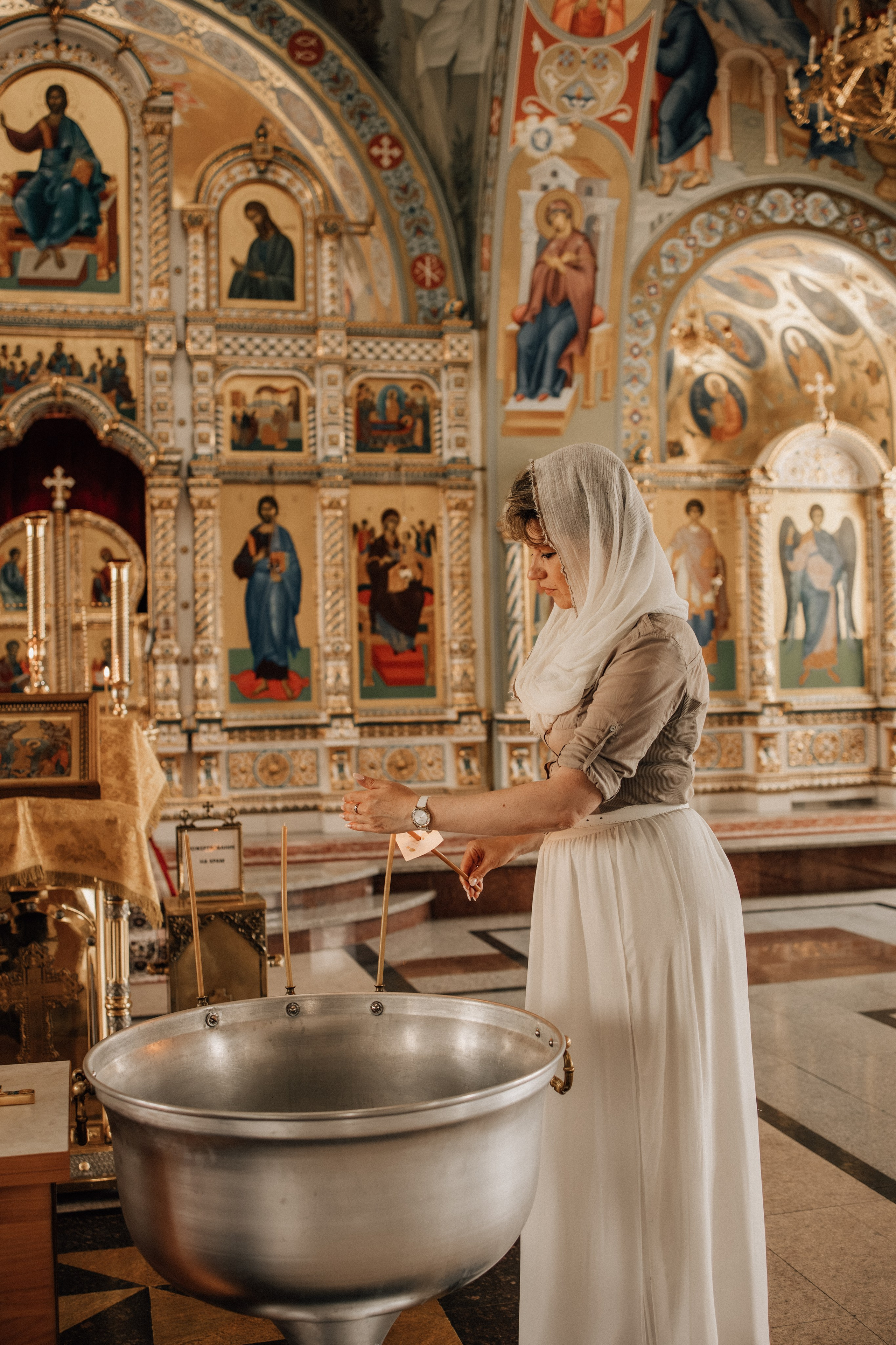 Съемка крещения в Воронеже, фотосессия крещения