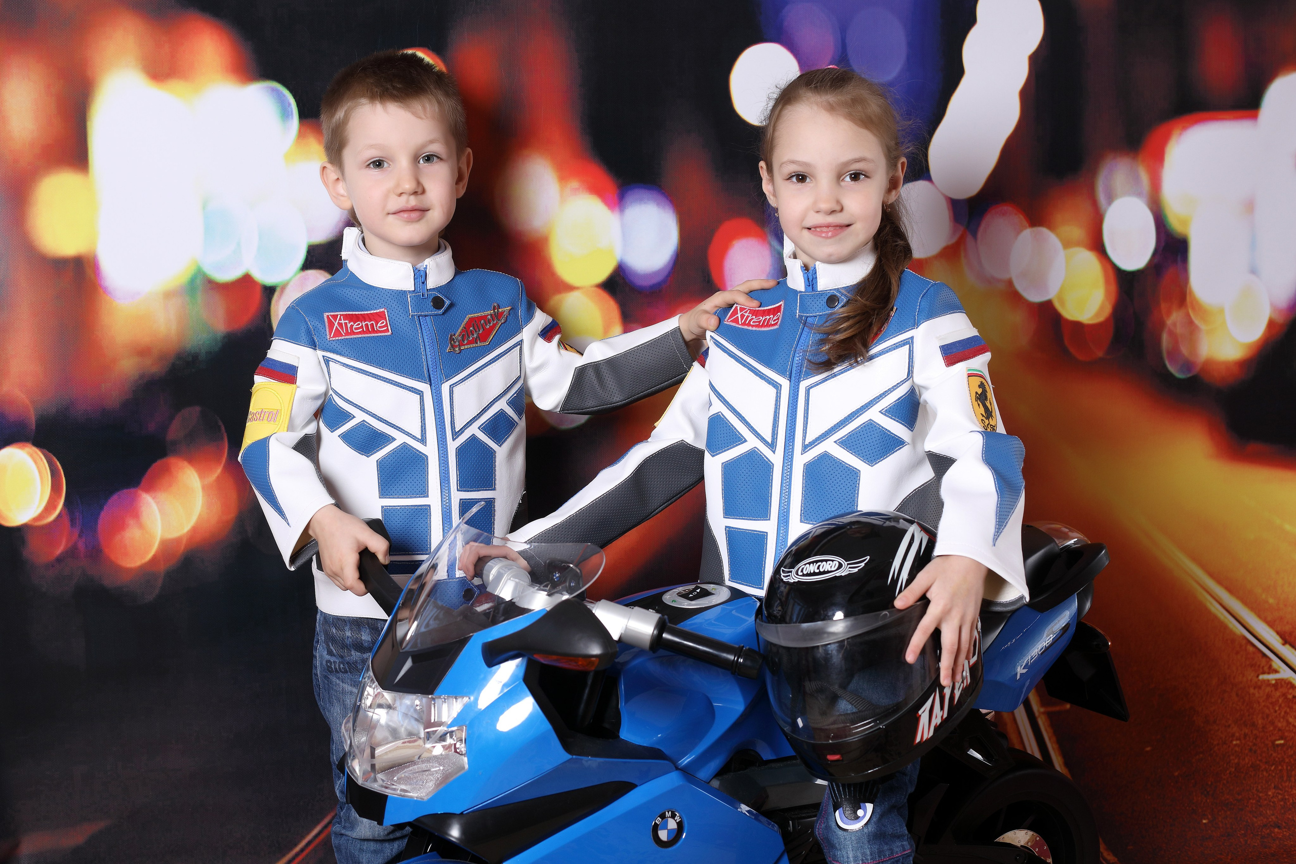 Байкер. Детская выездная фотостудия