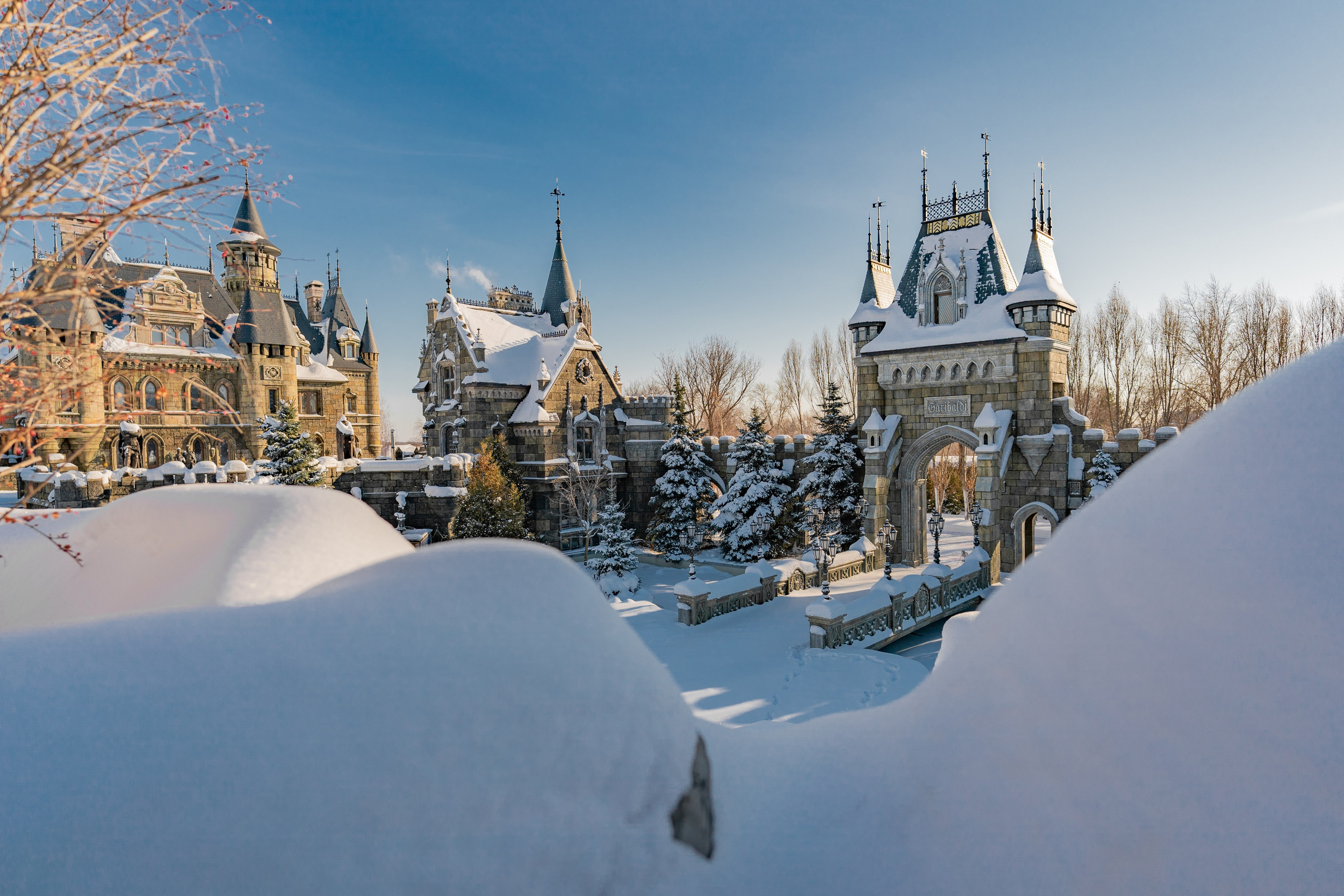Новогодняя фотосессия в Замке Гарибальди. Фотограф Батурин Денис — Фотосессия в Замке Гарибальди