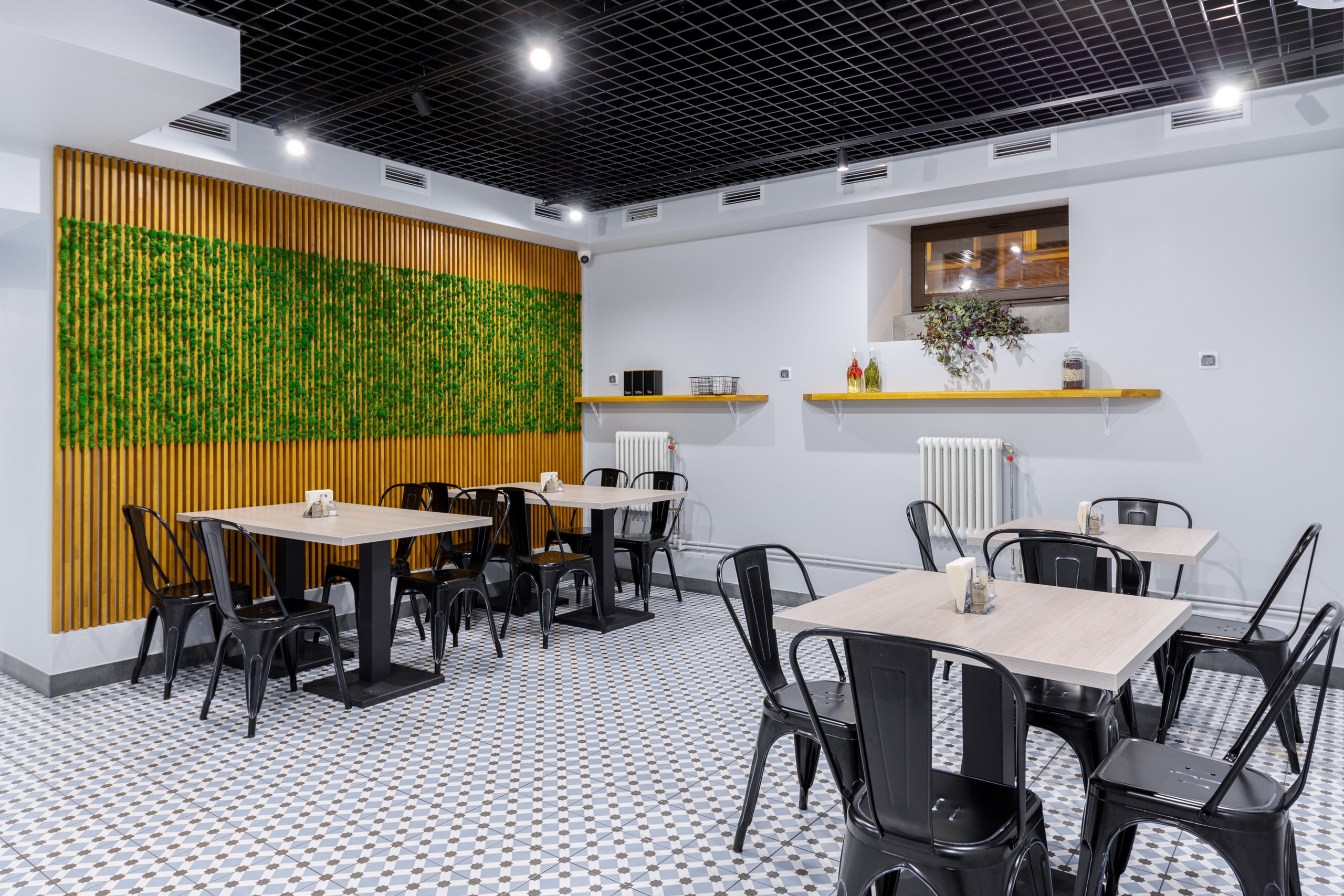 Зона питания в гостинице. Интерьерный декоратор Юлия Мечёва