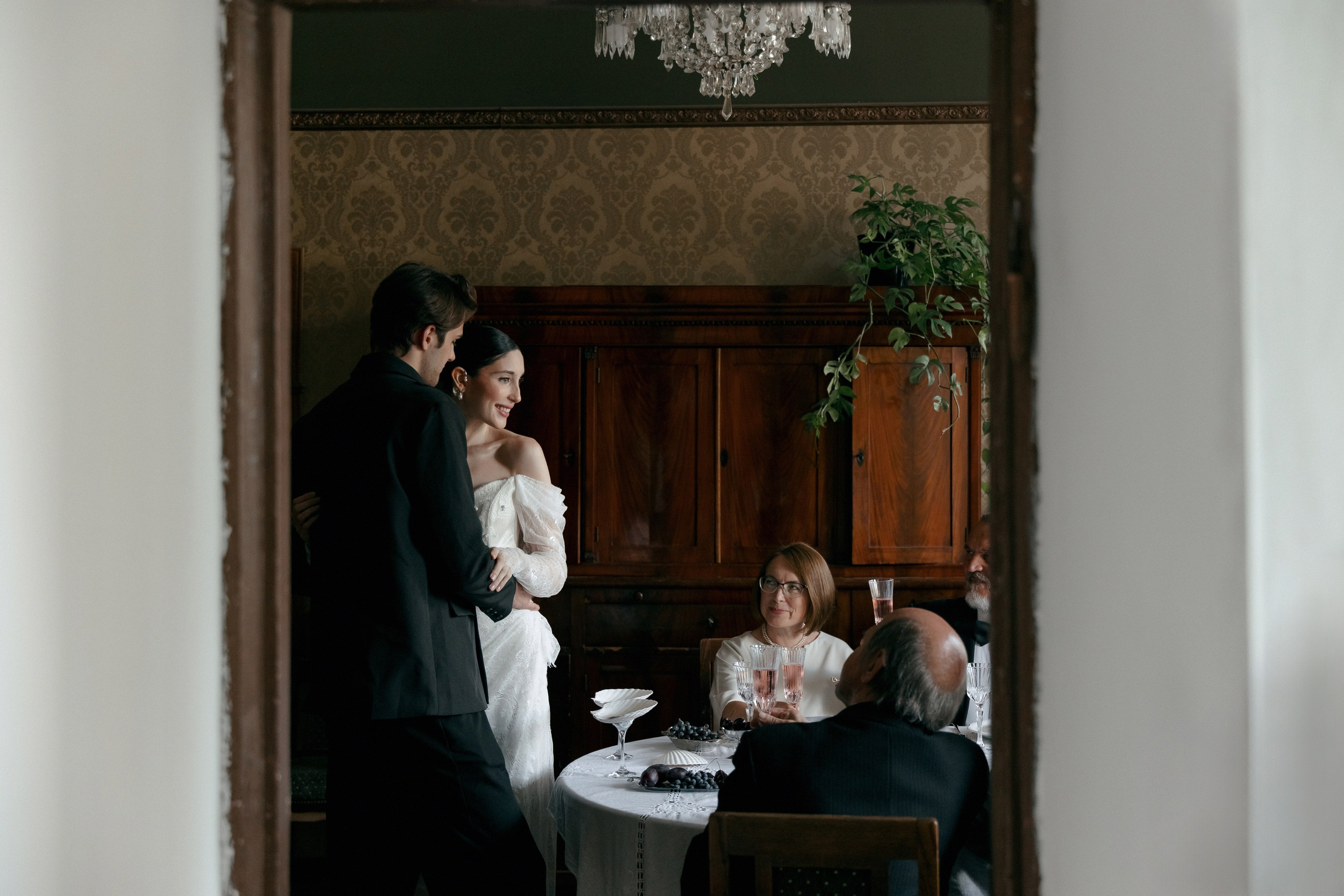 Винтажная история Полины и Дмитрия. Свадебный фотограф Москва