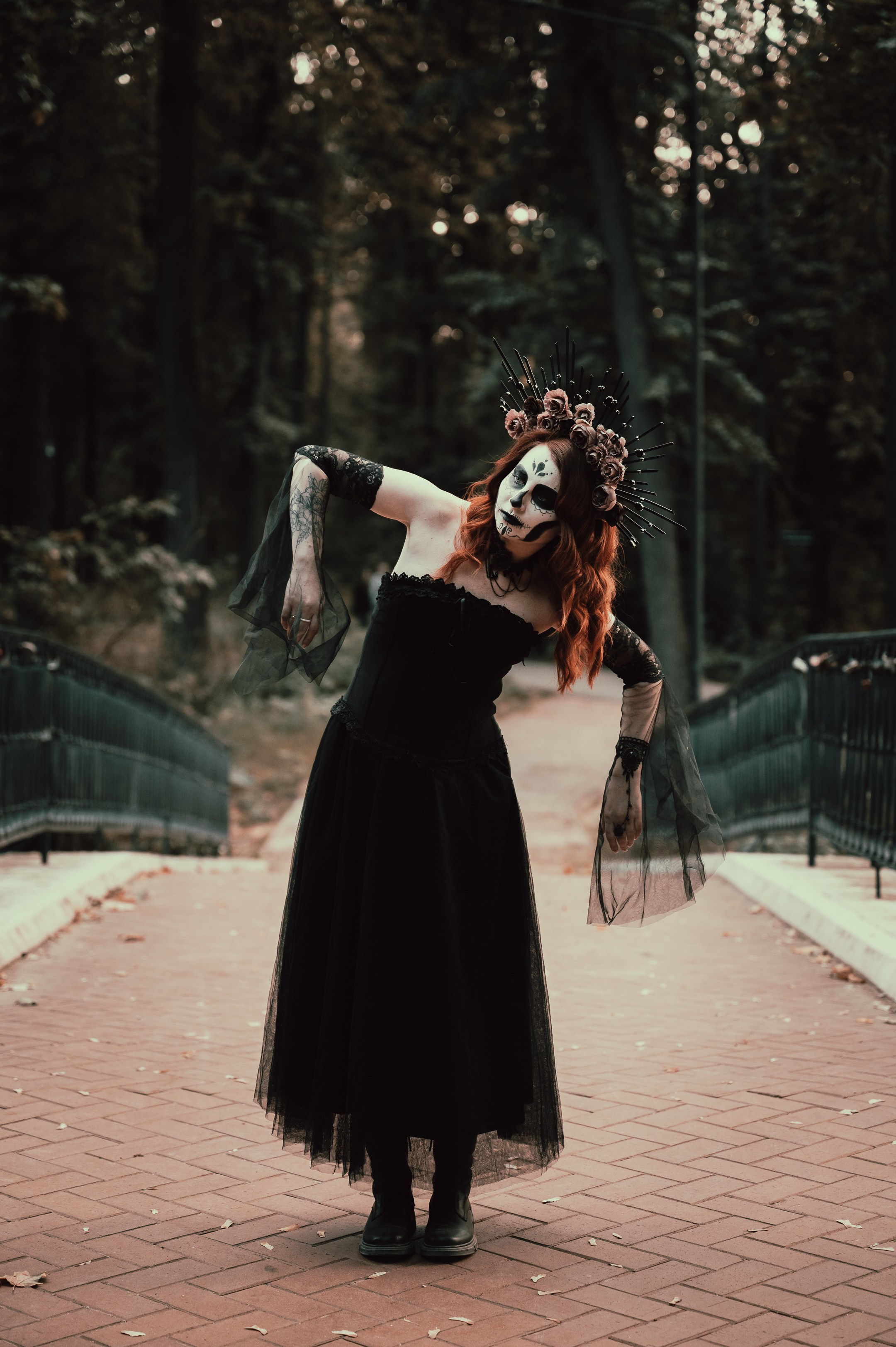 Halloween (Roman and Natalia). Photographer in Moscow Anna Chistiakova