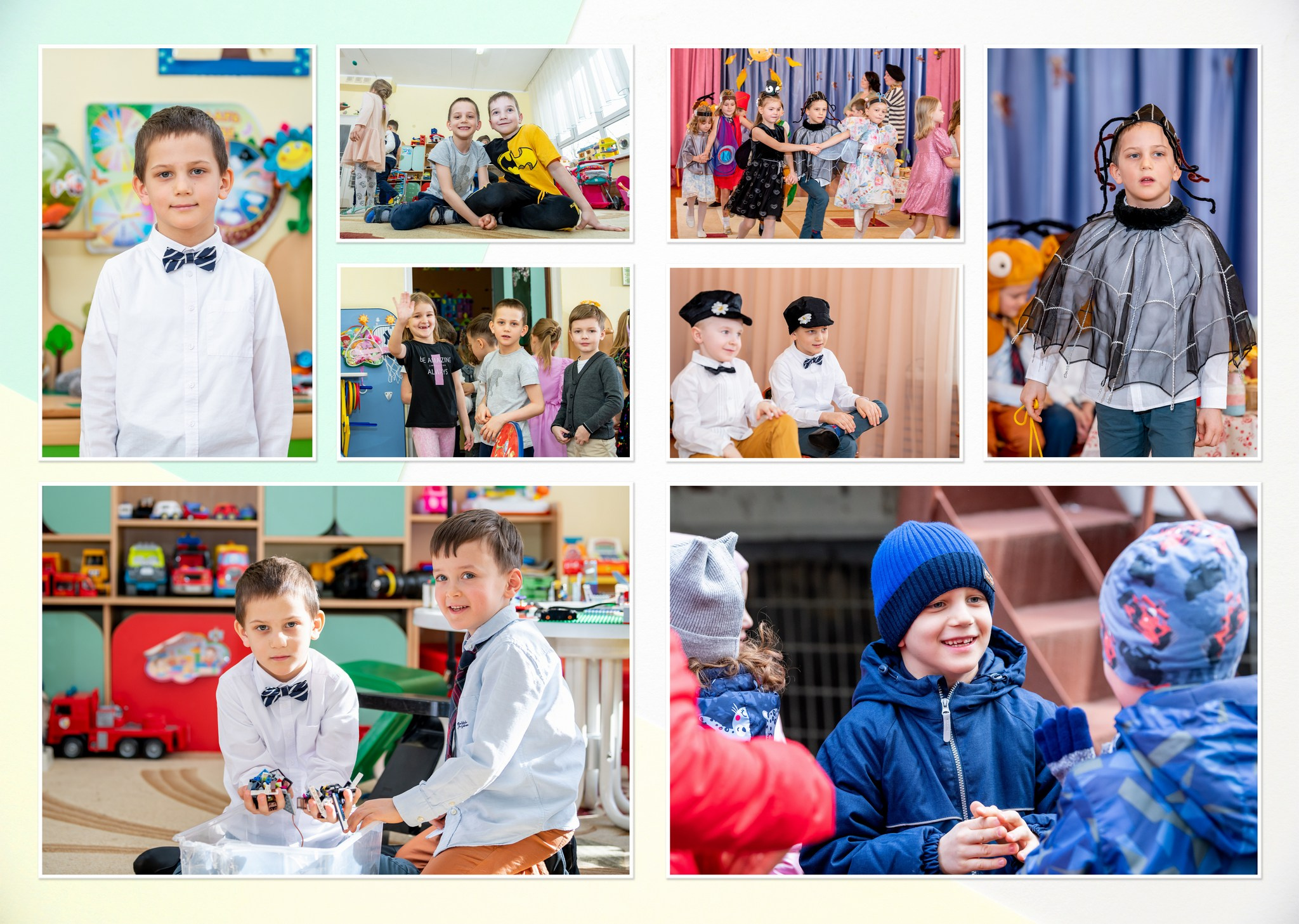 Альбом Стандарт А4 5 разворотов для детского сада. Профессиональная репортажная фотосъёмка, создание выпускных альбомов