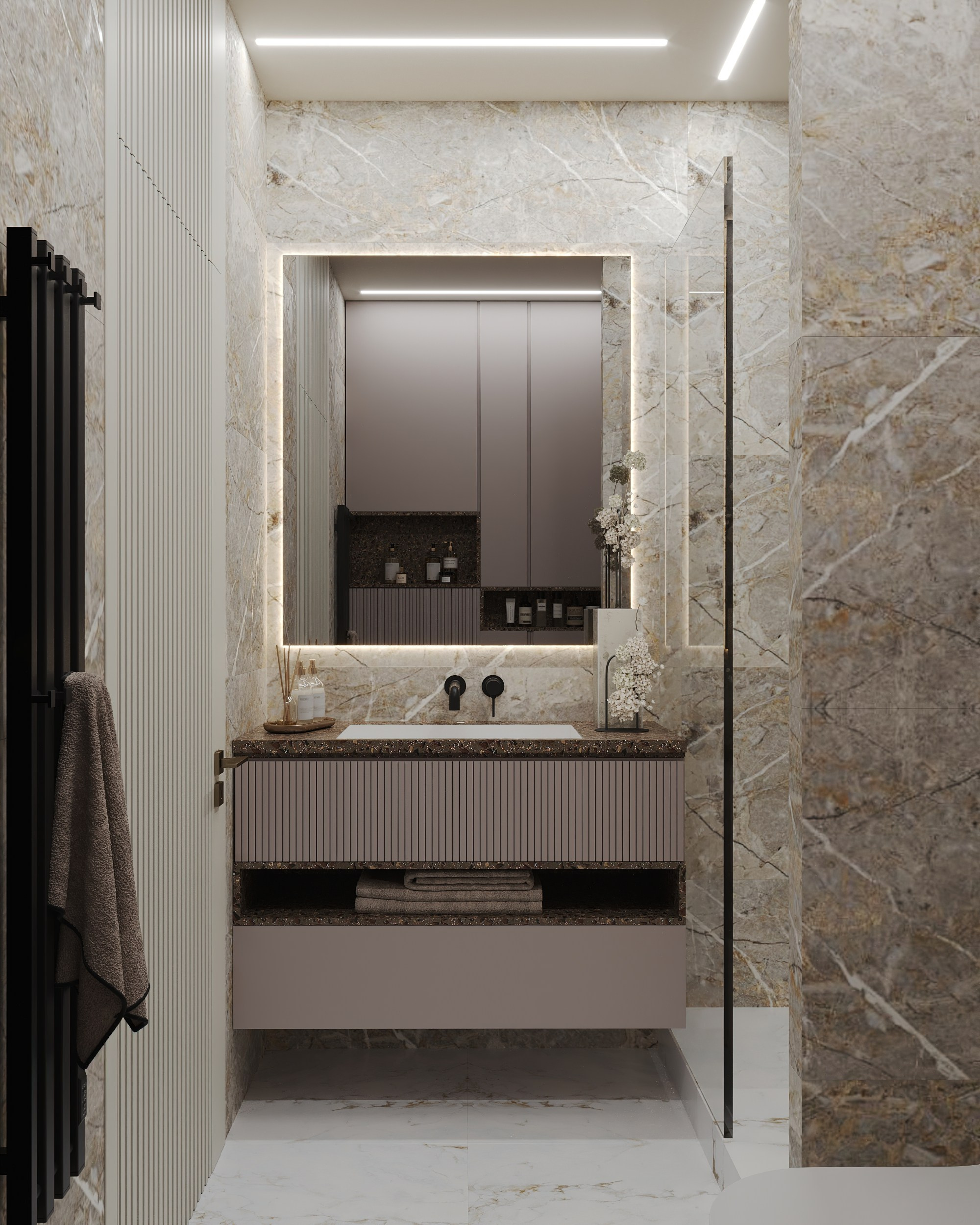 4-х комнатная квартира в Москве. Интерьерный 3Д Визуализатор Маргарита Оберемко