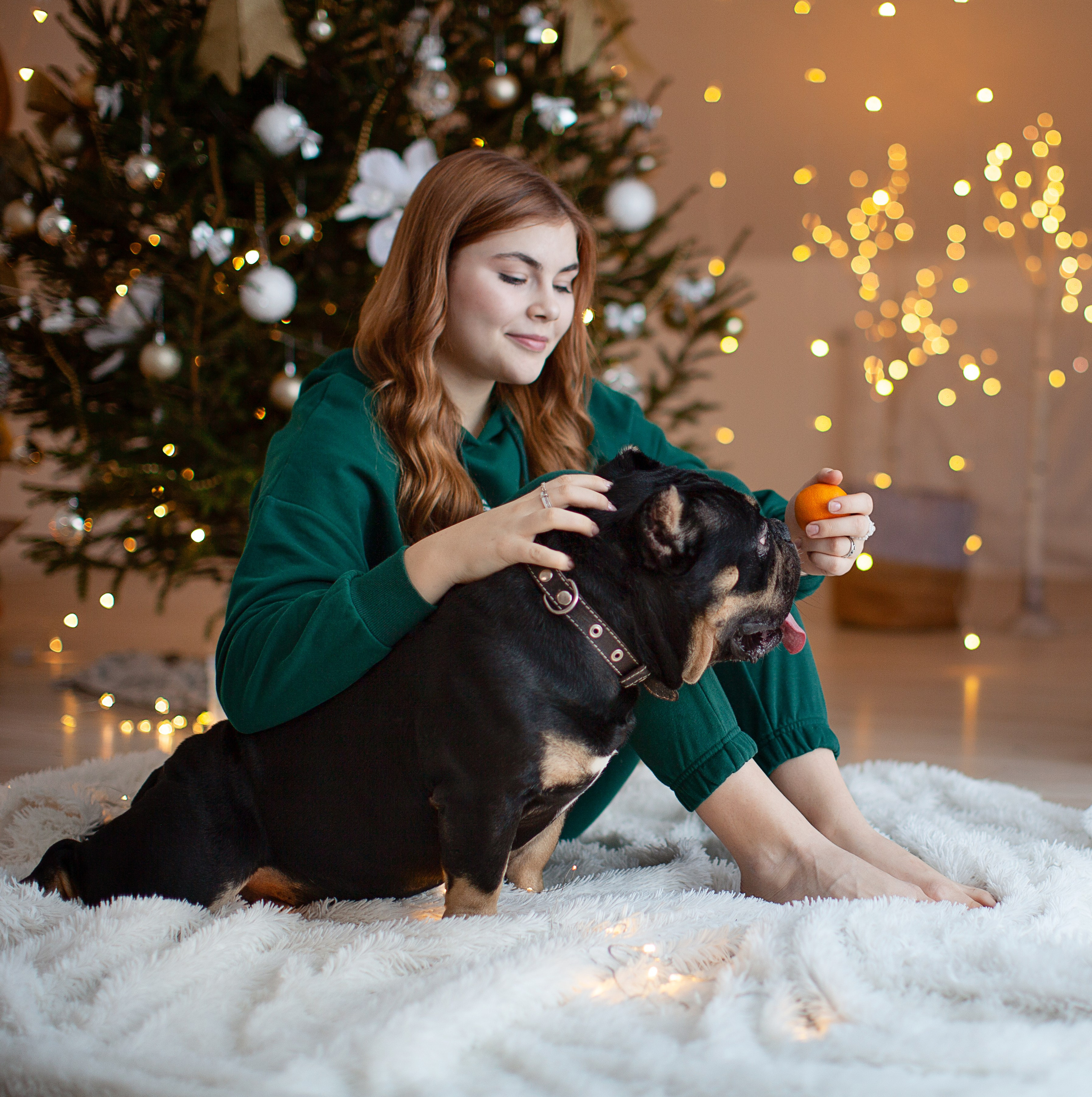 Зимой тепло в кругу семьи. Портретная и семейная съемка. Фотограф анималист