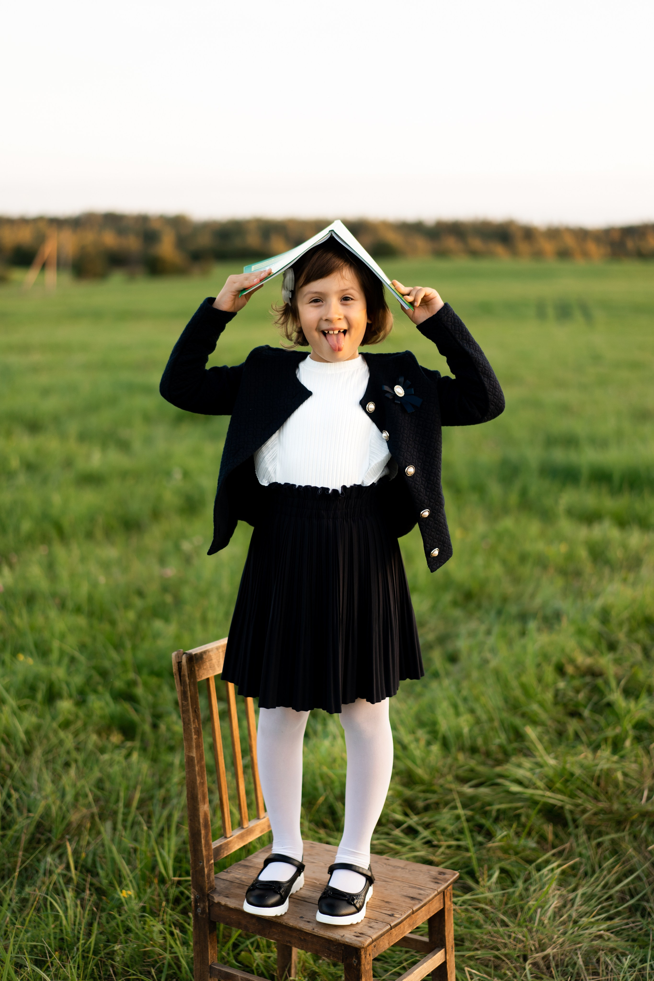 Майя. Первый раз в 1 класс. Семейный и детский фотограф в Санкт-Петербурге Дарина Герчиу