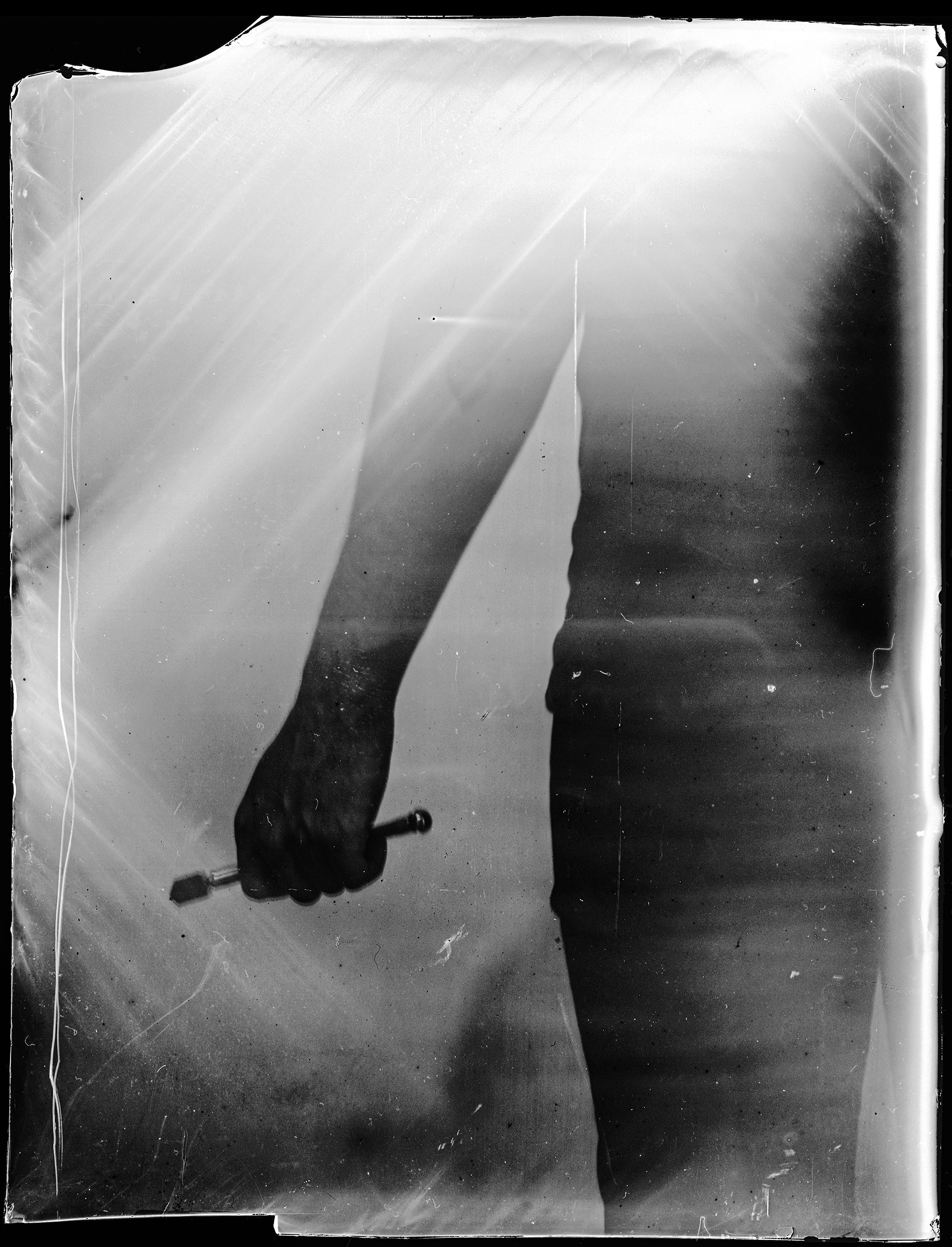 Glass plates. Darkroom aesthetics