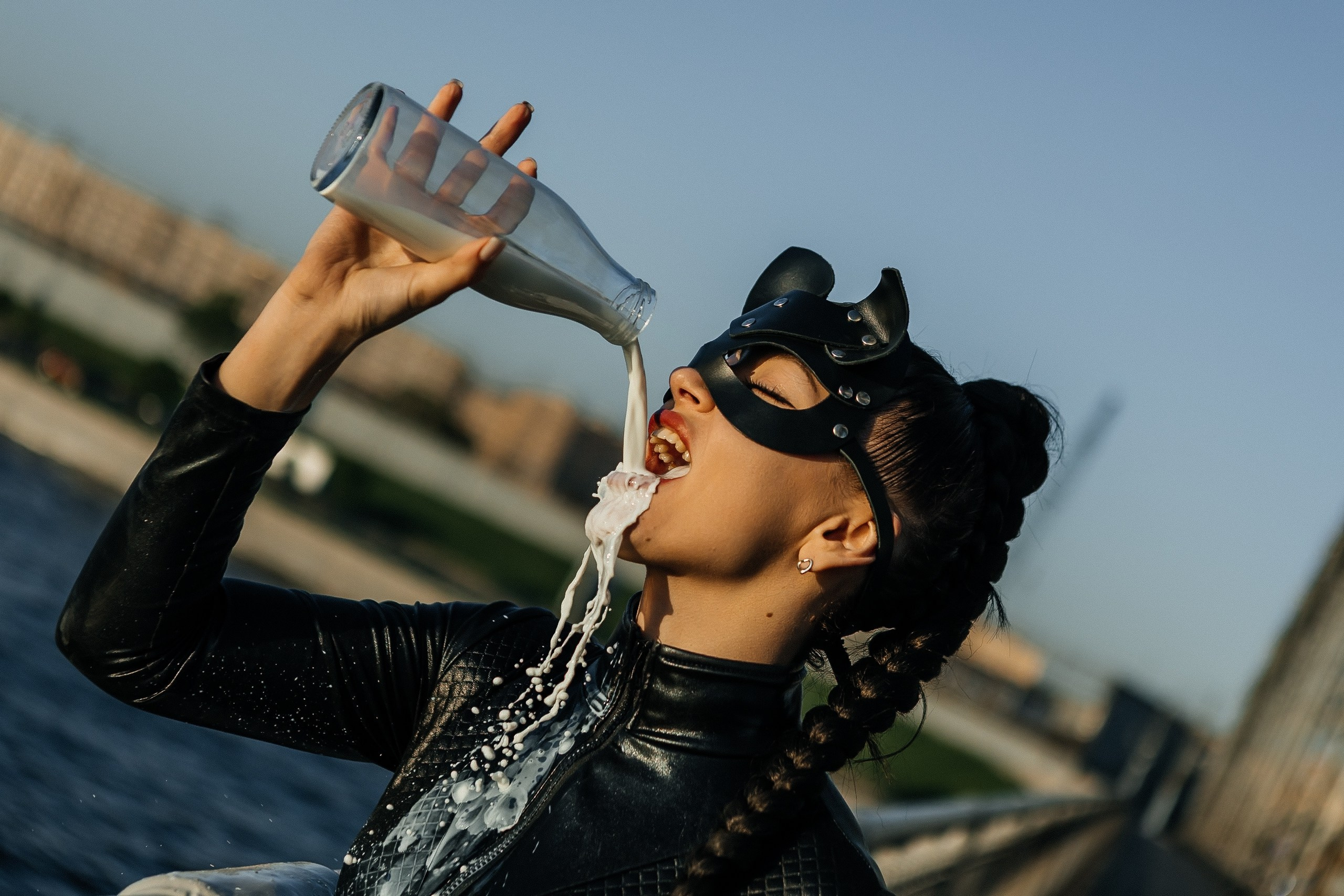 Девушка-кошка в Питере. Репортажный и свадебный фотограф в Санкт-Петербурге Романов Вадим