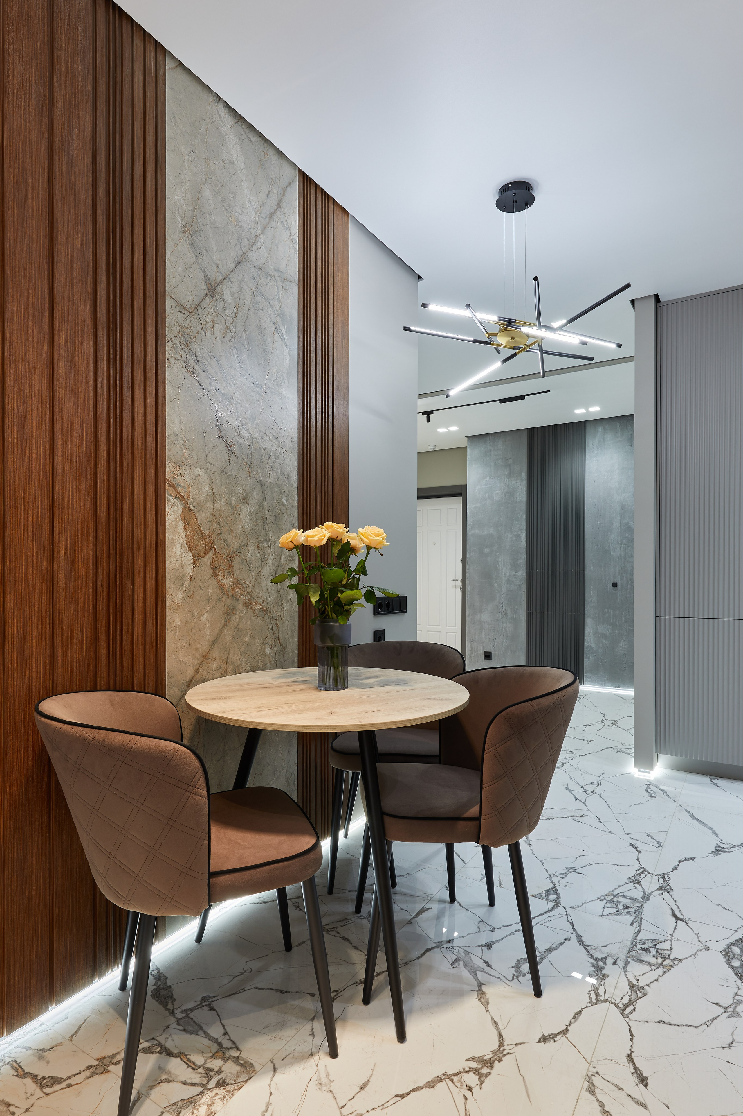 1-КОМНАТНАЯ С ДИЗАЙНЕРСКИМ РЕМОНТОМ В ЖК АЛЬПИЙСКИЙ КВАРТАЛ. Интерьерный фотограф в Сочи Анисимова Ольга