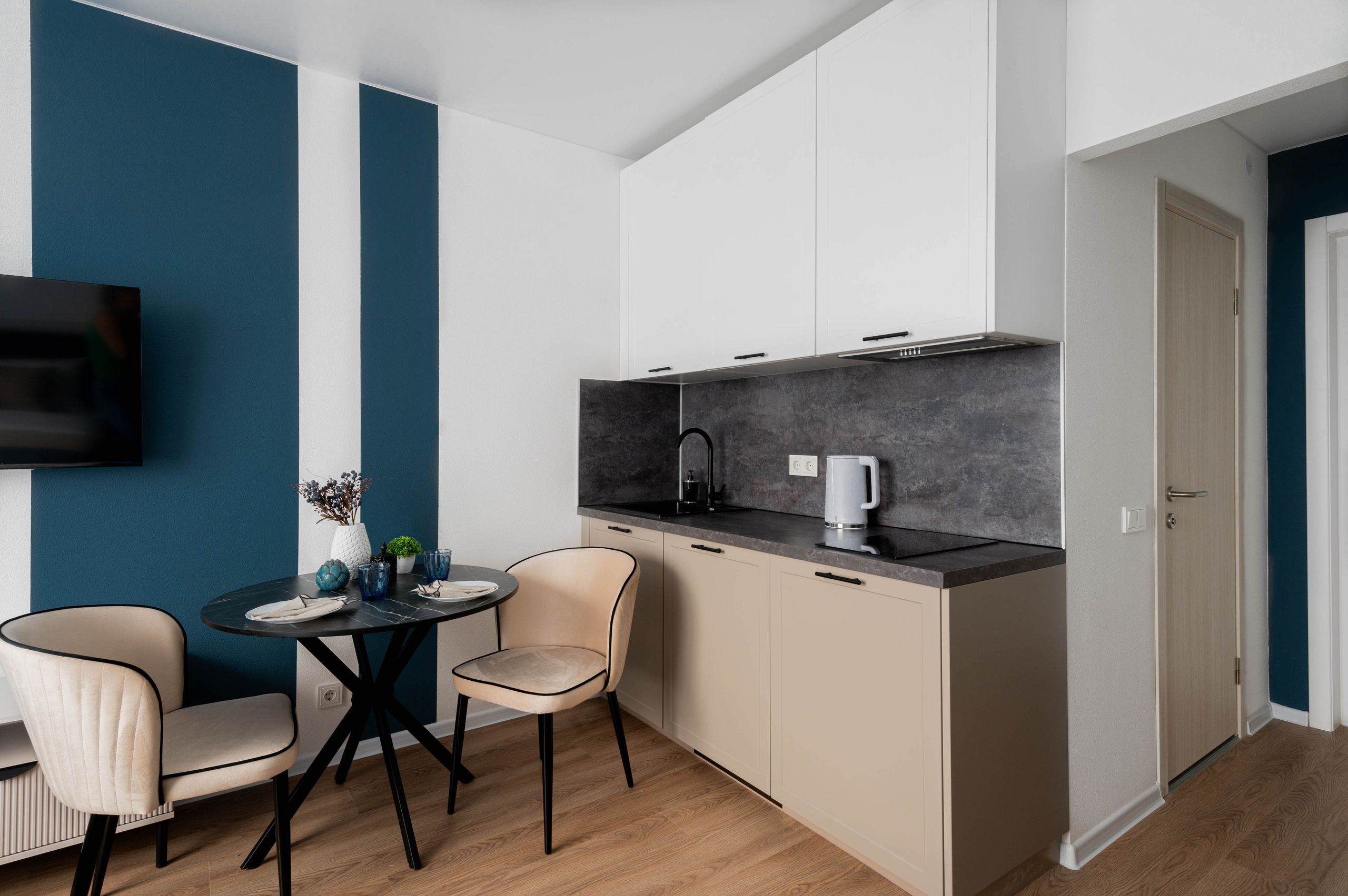 Съемка студии для посуточной аренды ЖК «Волга Парк». Интерьерный фотограф в Ярославле. Вероника Лазыкина