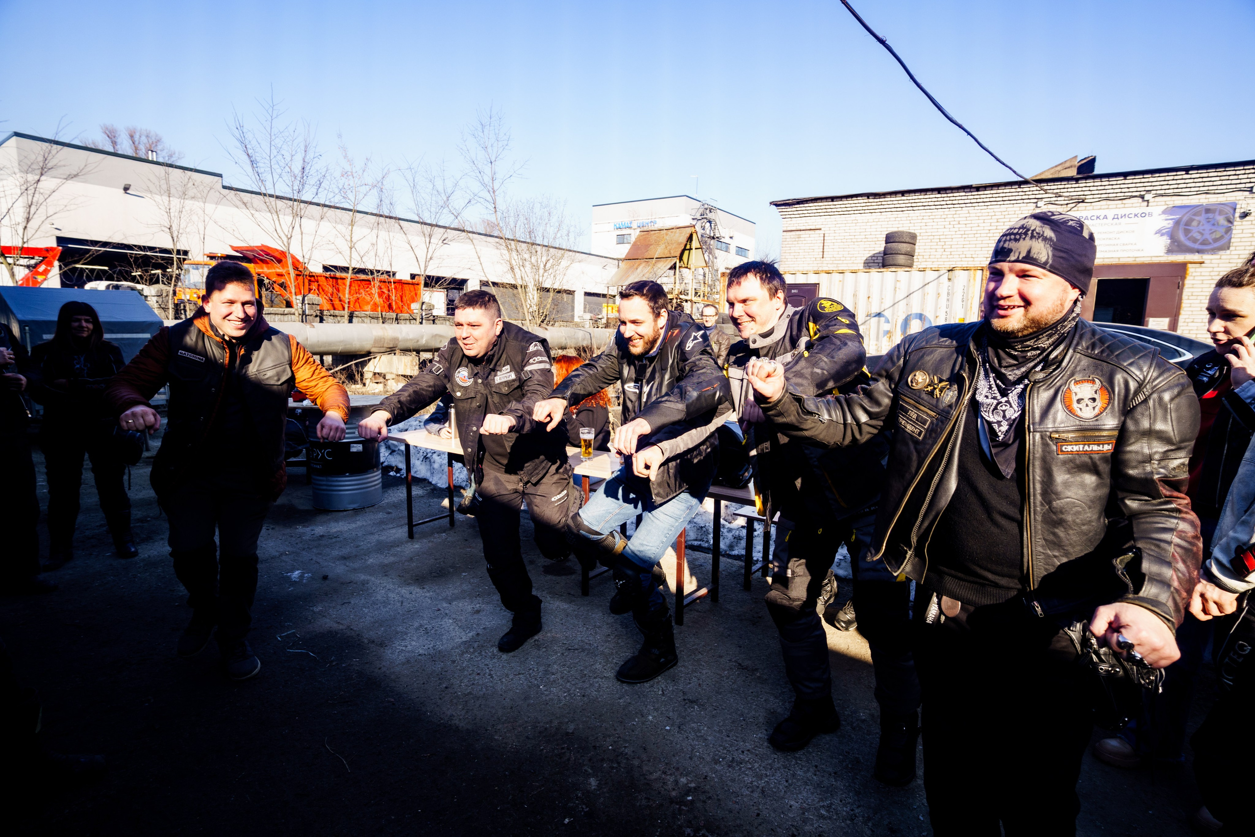 Прохват мотоклуба Norman Riders ч.2. Концертный и репортажный фотограф в Санкт-Петербурге Слава Пахомов