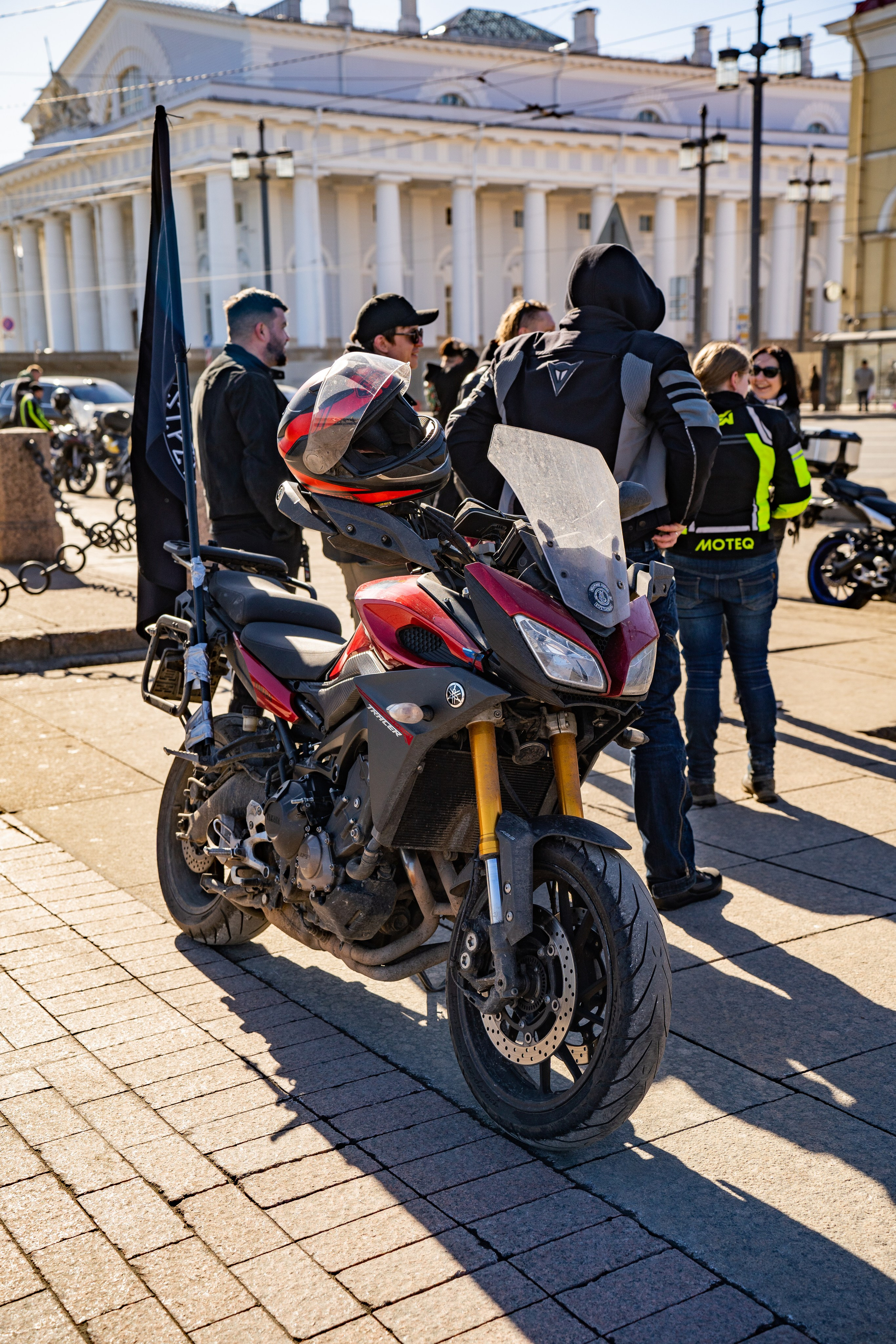 Весенний прохват мотоклуба Normans Riders MC. Концертный и репортажный фотограф в Санкт-Петербурге Слава Пахомов