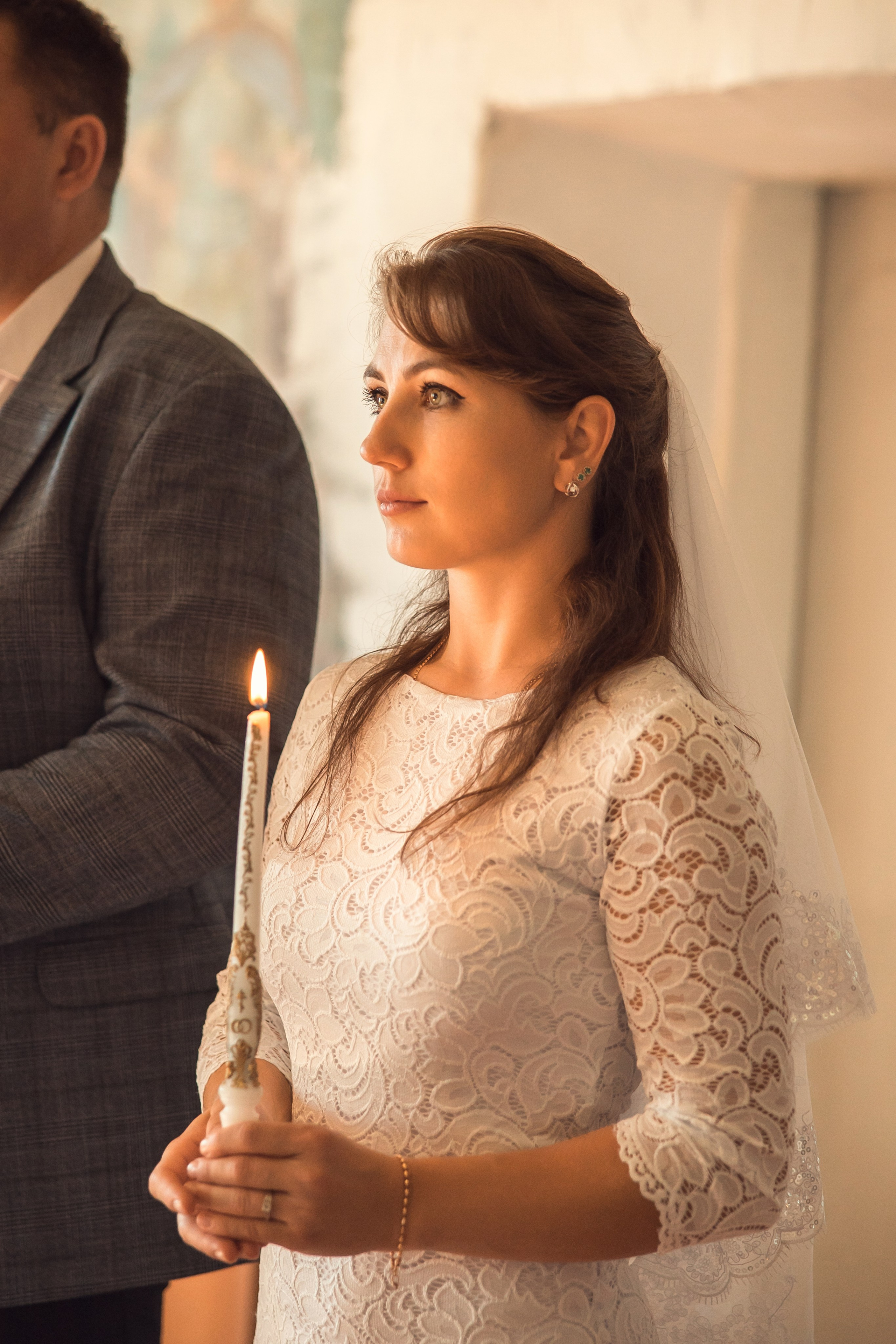 Анастасия и Сергей. Церковь Усекновения главы Иоанна Предтечи при Архиерейском доме. Семейный фотограф в Рязани и Рязанской области