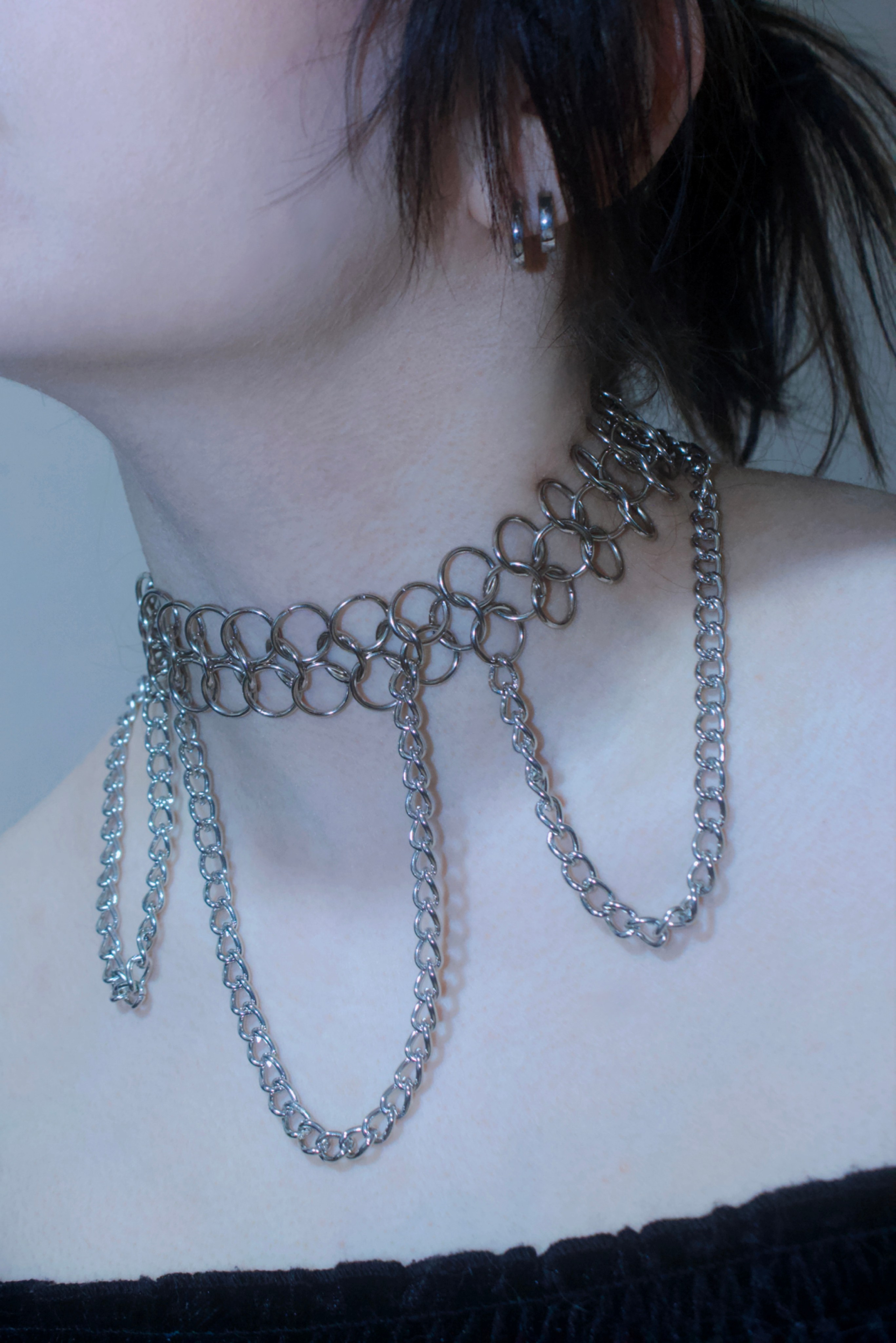 Чокеры из кольчуги. Украшения из кольчуги в Москве Соня Спросонья