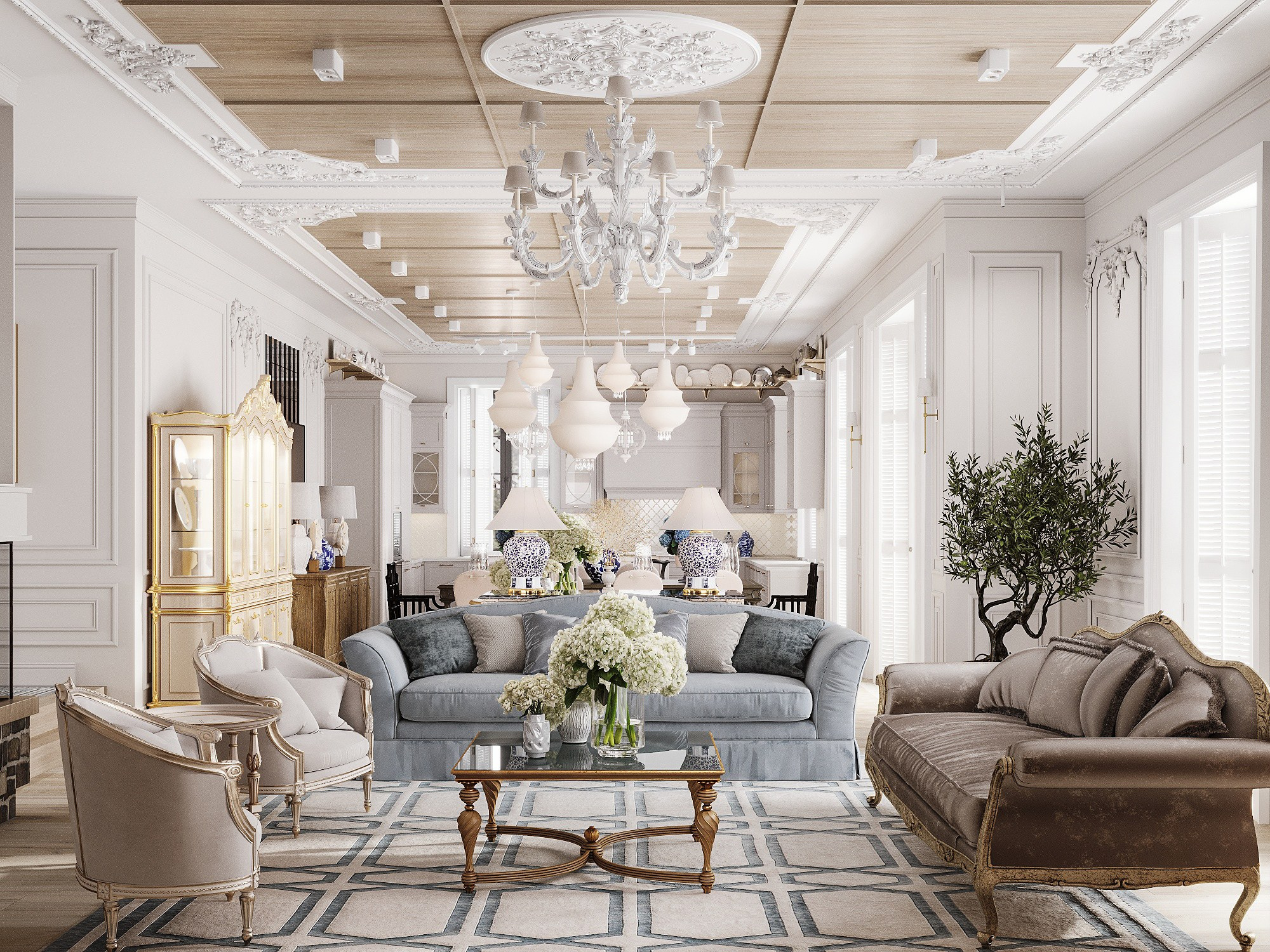 Provence house interior | 400 m² | 2025. 3D Визуализатор Великородная Виктория