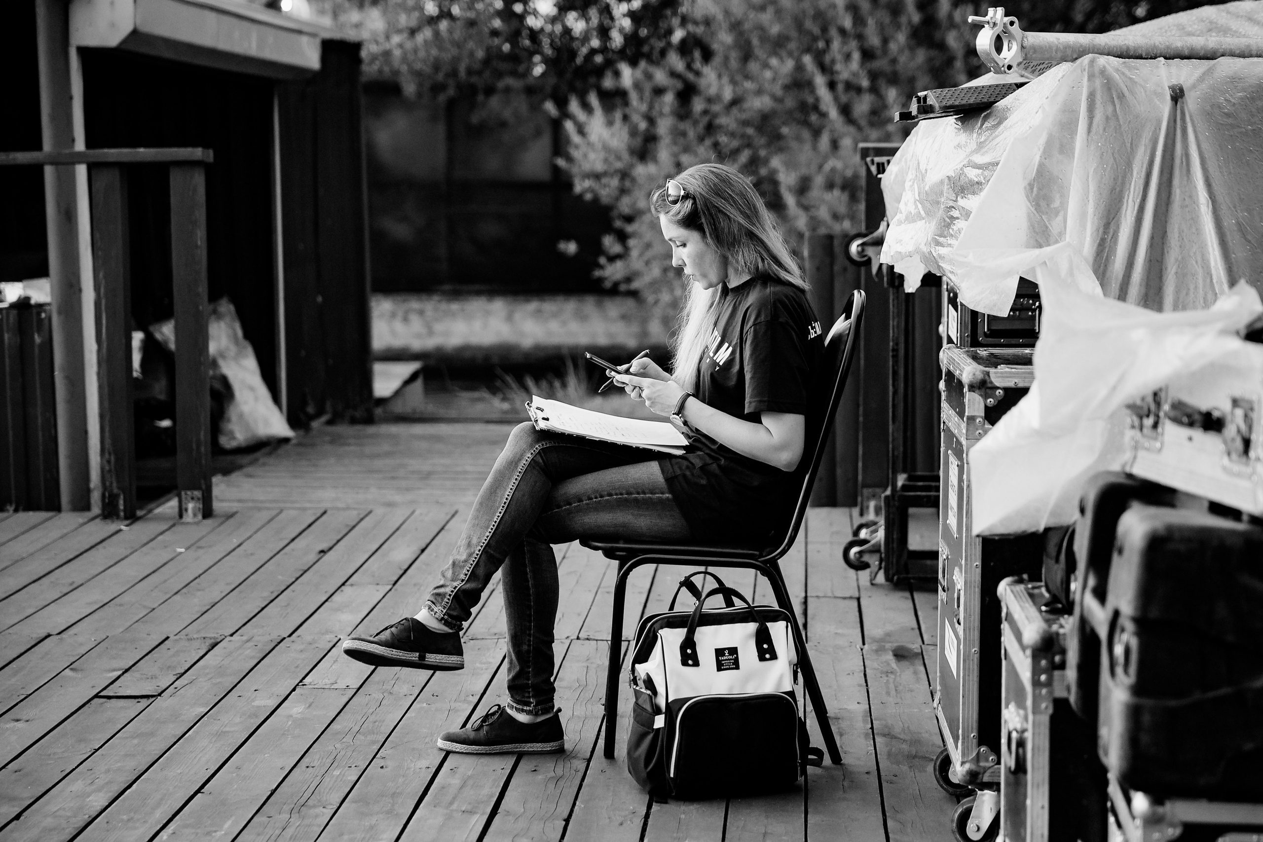 Backstage Чиж и Клава Кока. Фотограф Юрий Клим | Москва