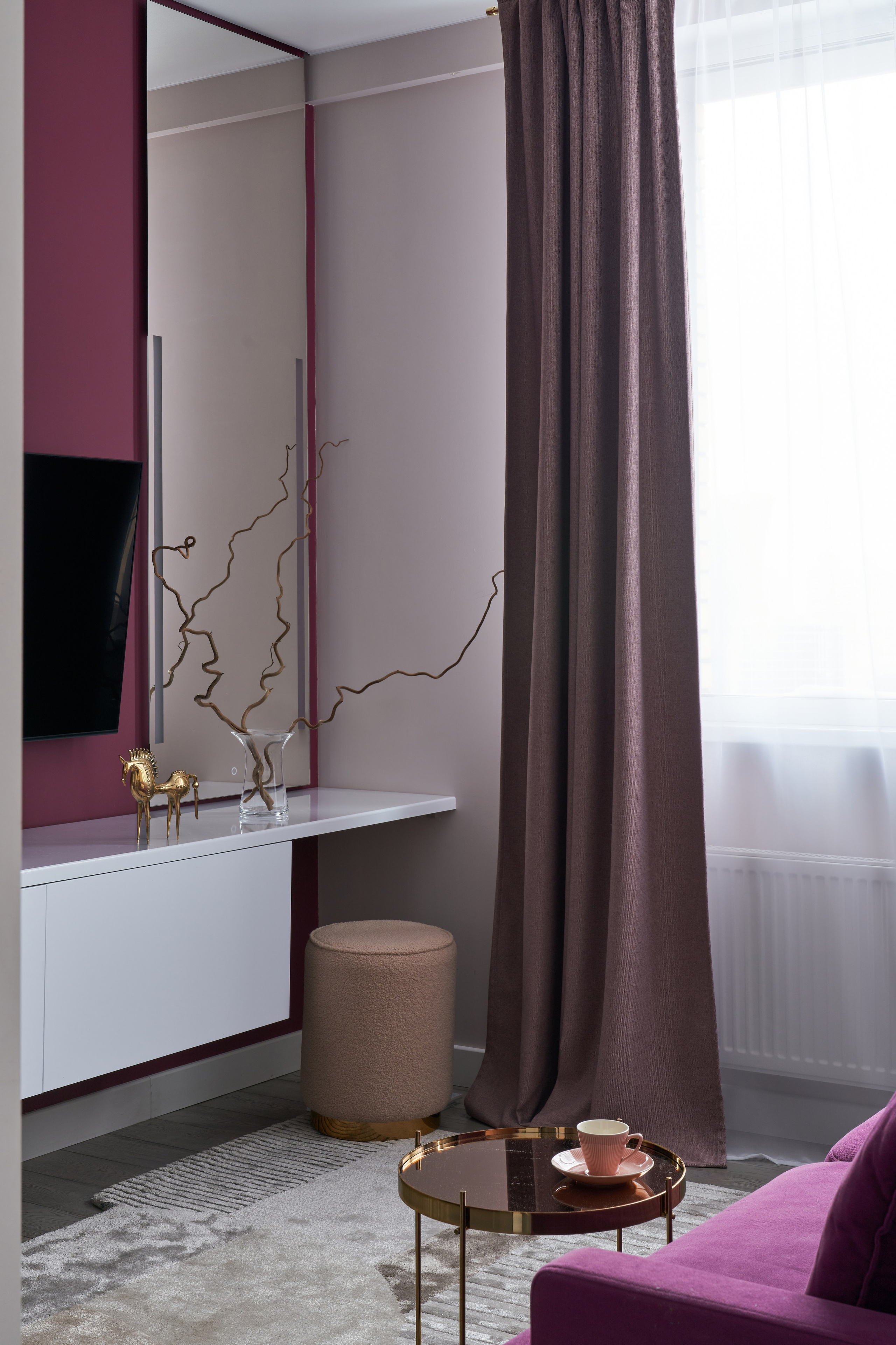 Квартира-студия в ЖК Хорошевский. Евгения Четий — интерьерный фотограф в Москве, Санкт- Петербурге, Сочи