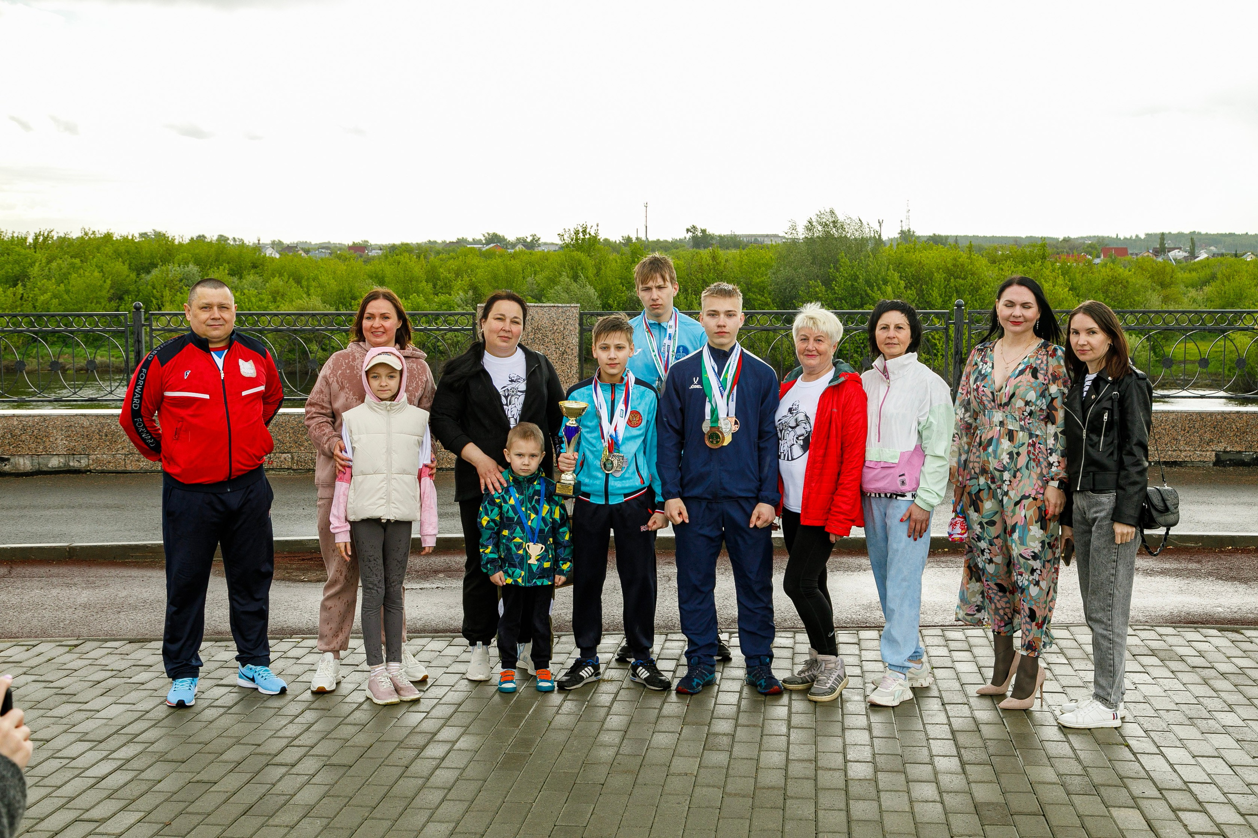 «СпортЛето» и «Зарядка с чемпионом» — семья Сармачевых 😋. Фотограф Андрей Гузеев