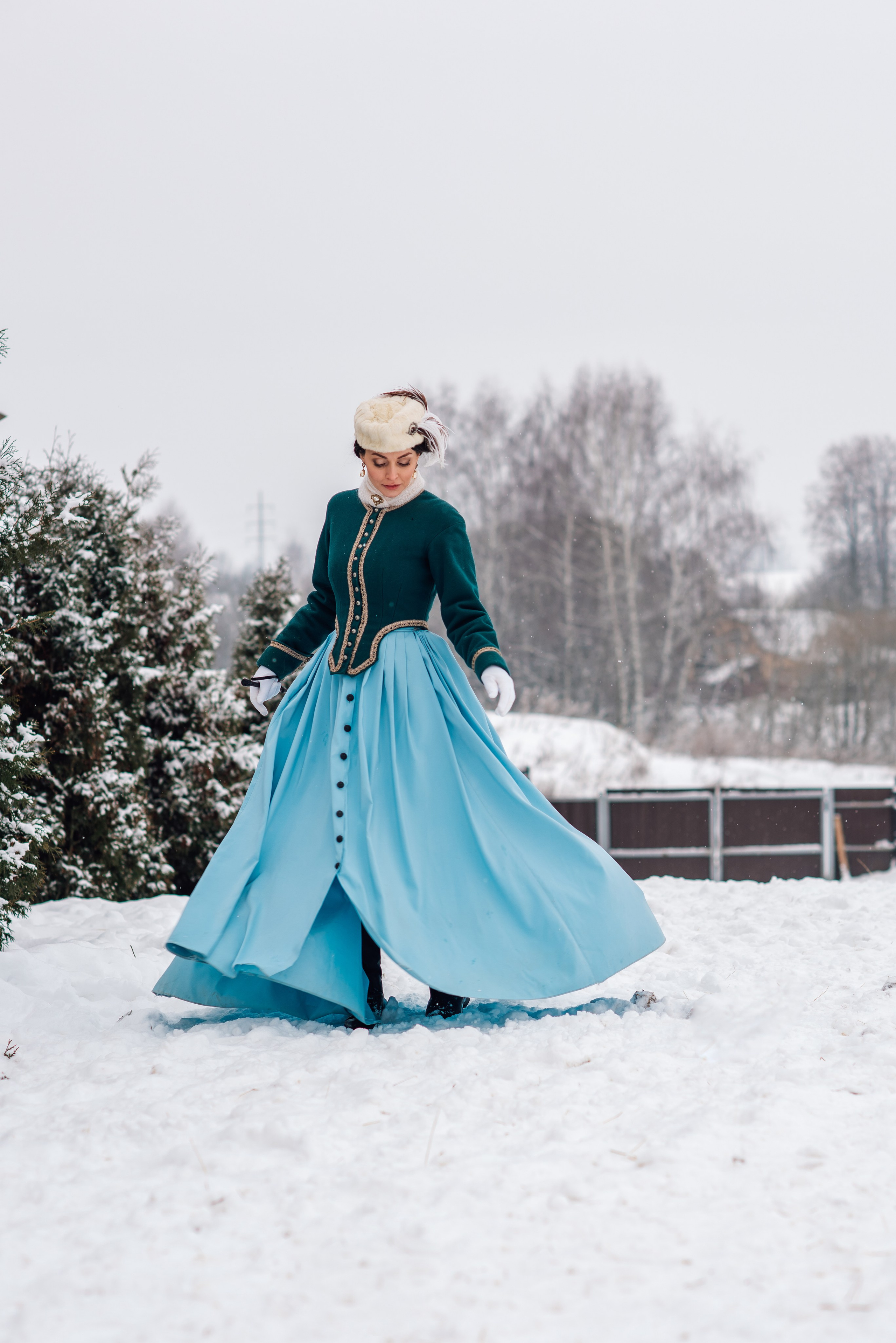 Зимняя парфорсная охота. Фотограф Диана Вальтер