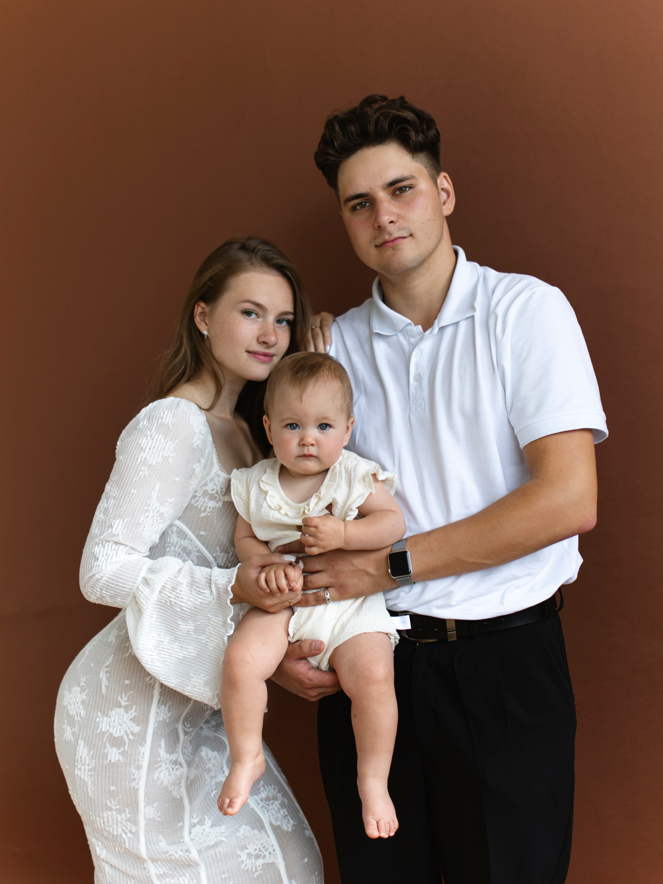 Семейная съемка в студии. Фотограф СПБ Засорина Юлия