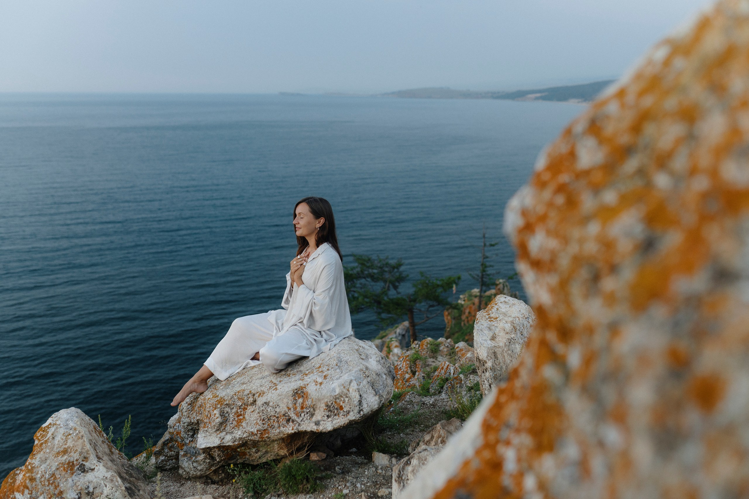 Медитация на закате. Фотограф Ольхон/ Индия, Регина
