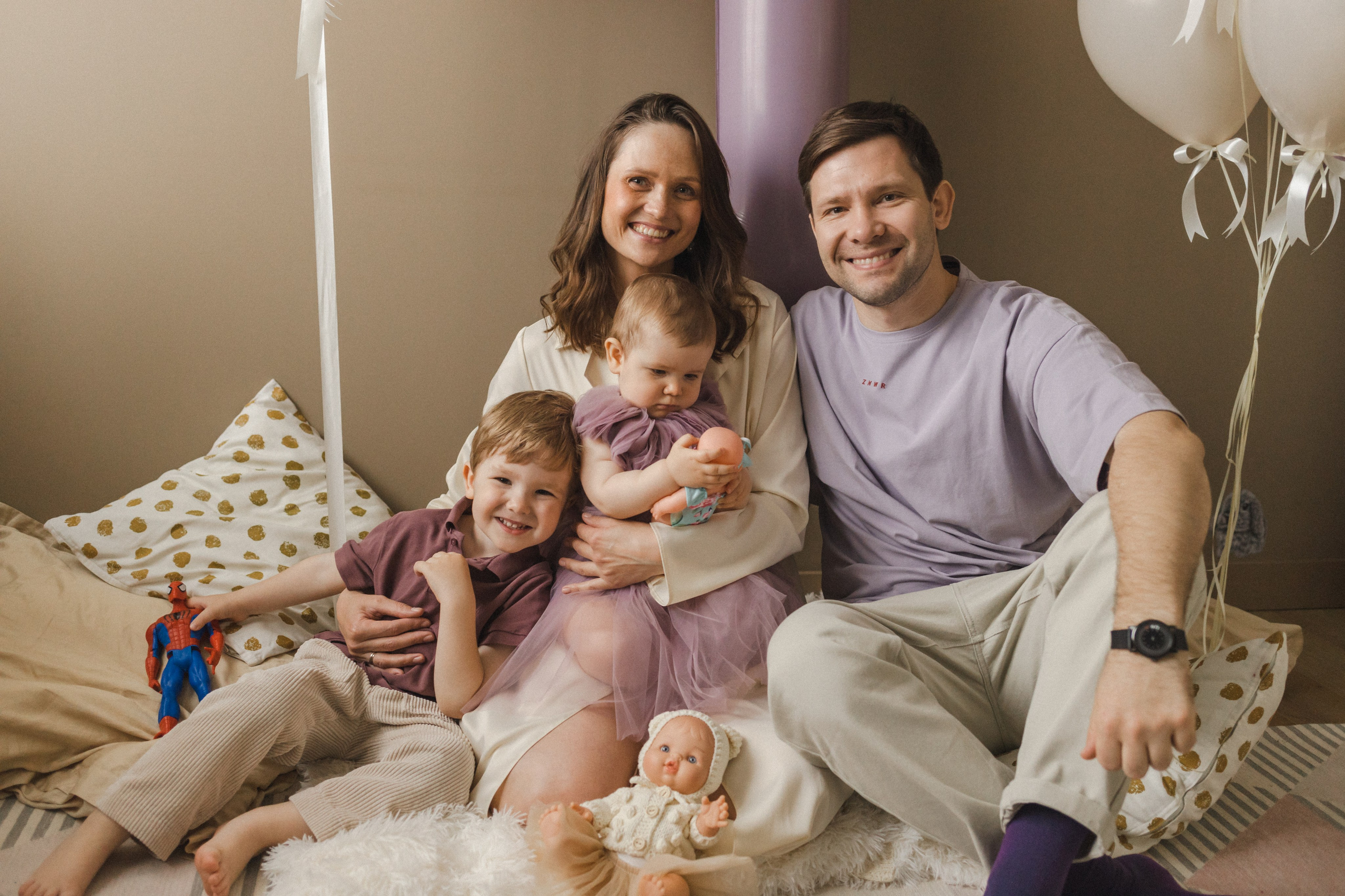 Аглае 1 годик. Семейный фотограф в Москве