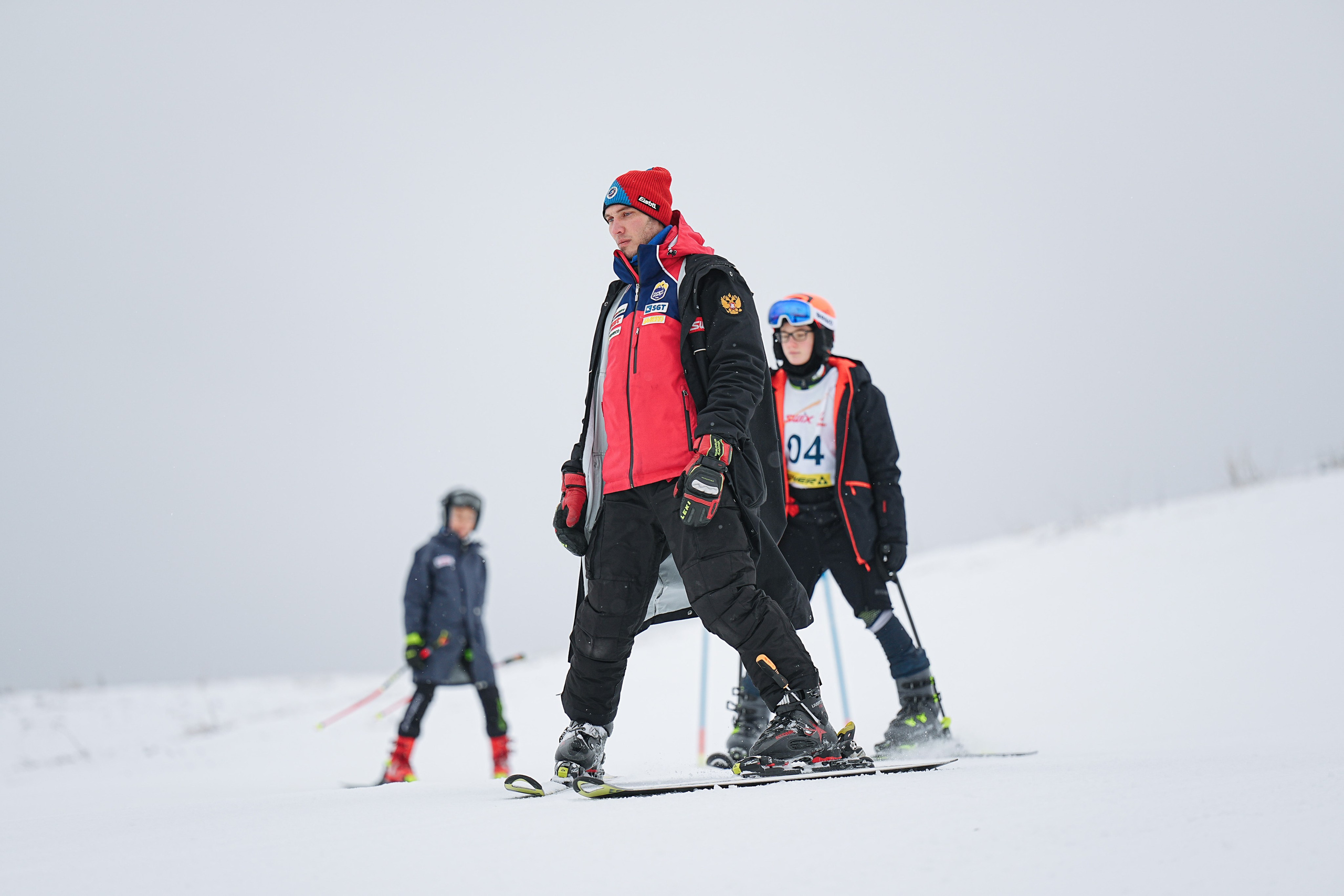 Горные лыжи. Первенство Центрального Федерального Округа. GS U14 Шуколово. Фотограф Студитский Евгений