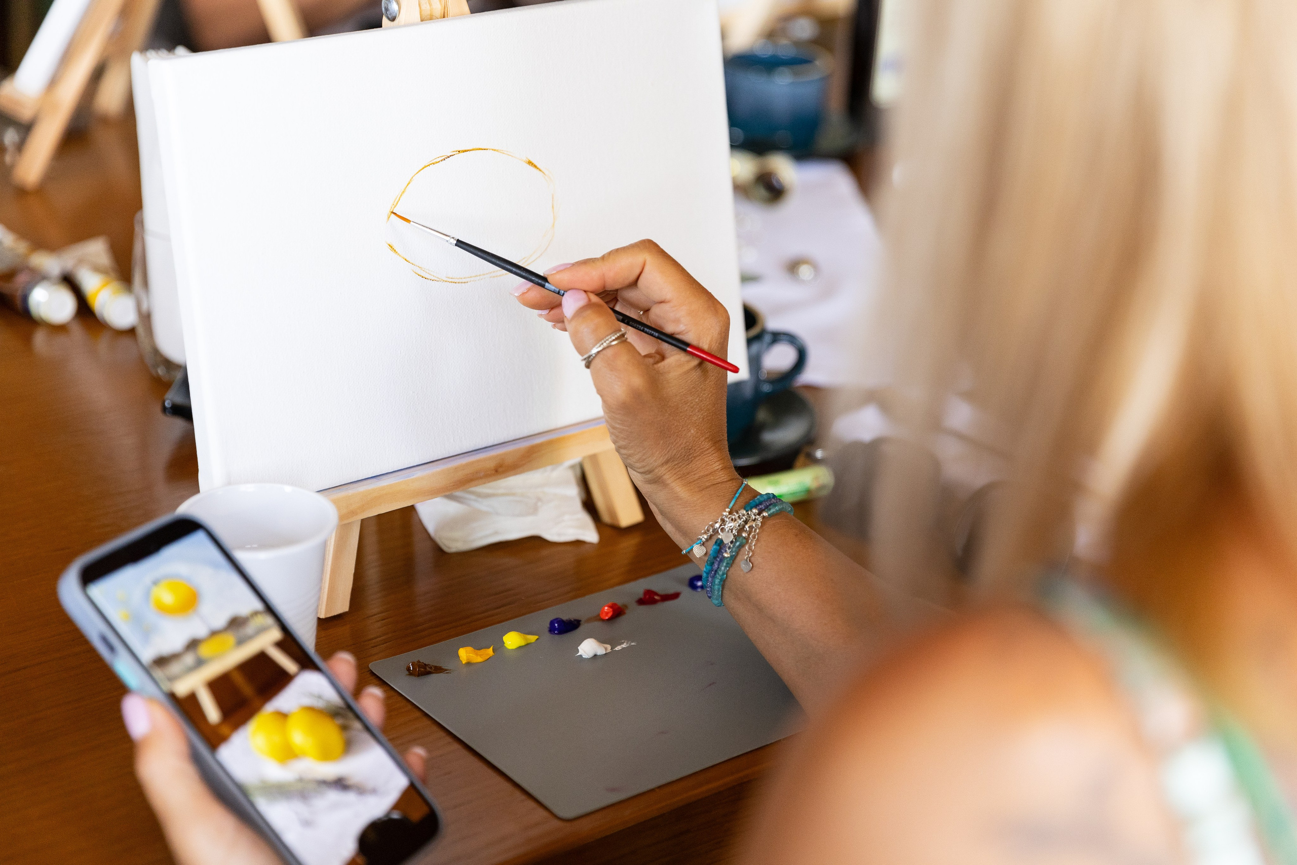 МАСТЕР-КЛАСС ПО ЖИВОПИСИ МАСЛОМ. Фотограф в Сочи Екатерина Потапова