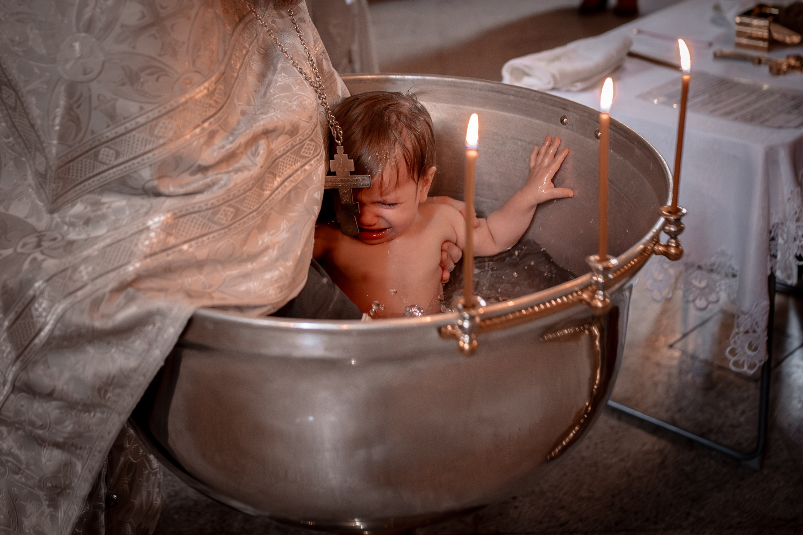Крещение в Храме Сергия Радонежского на Рязанке. Профессиональный фотограф в Москве и Мо Мария Шантарёва