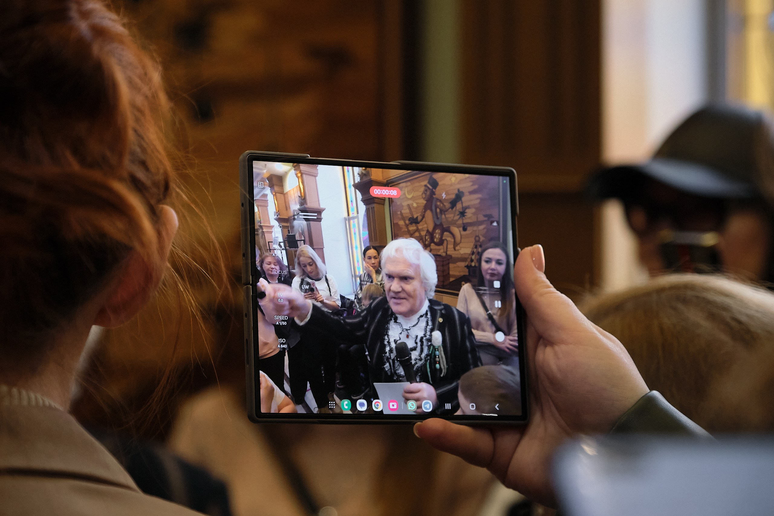 Пресс-конференция Ю.Куклачева в театре кошек