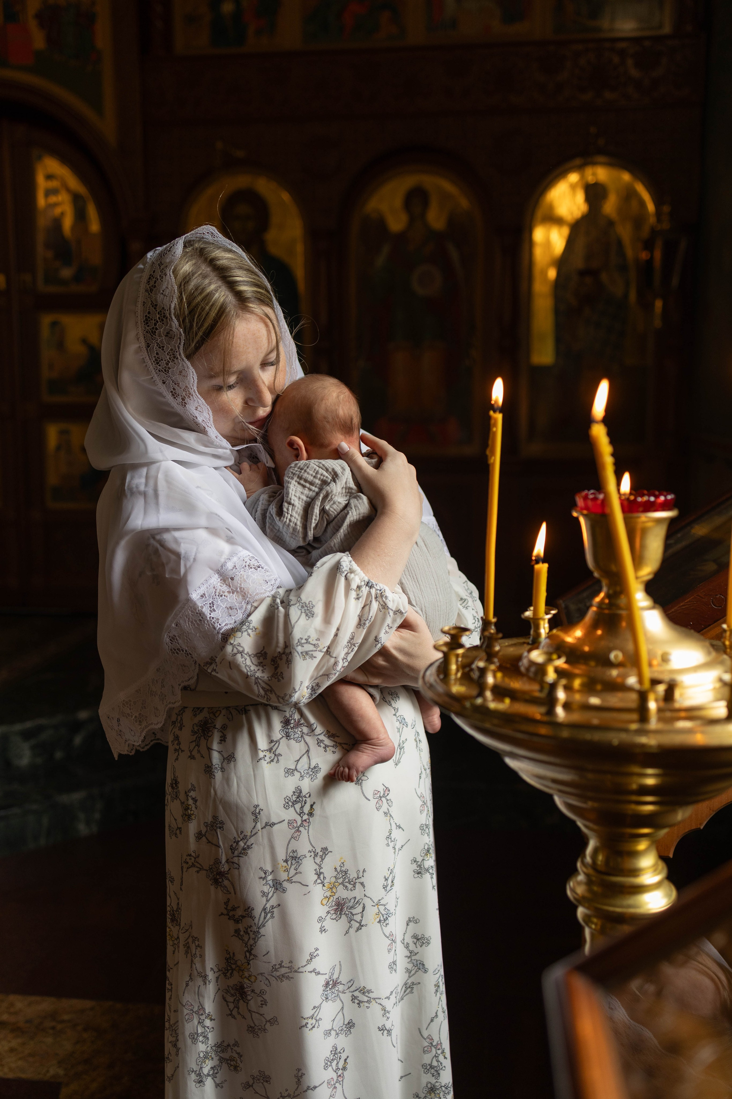 Съёмка крещения. Влада Семёнова — семейный и индивидуальный фотограф