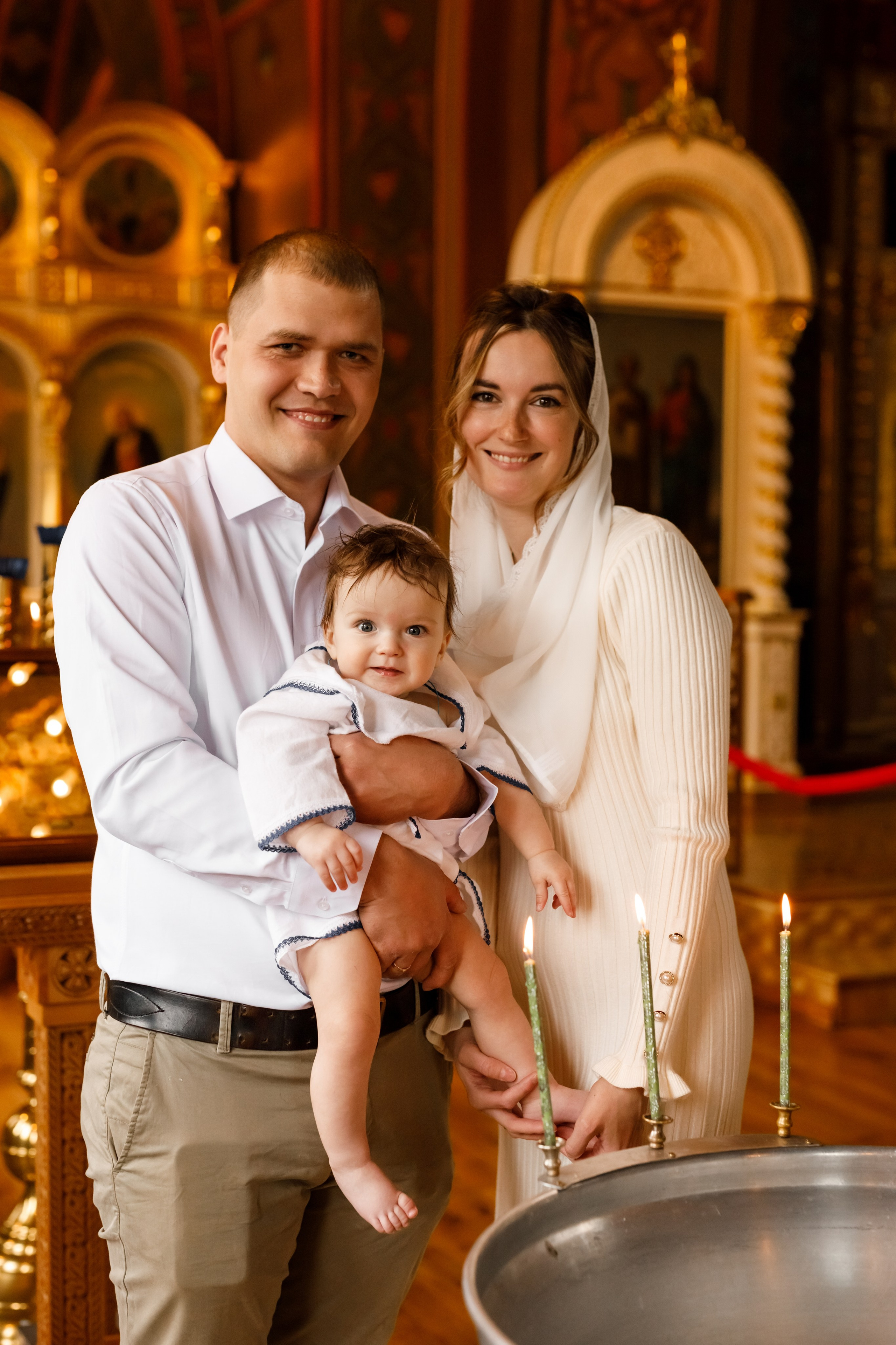 Крещение Николая. Семейный и детский фотограф в Краснодаре Элона Литвинова