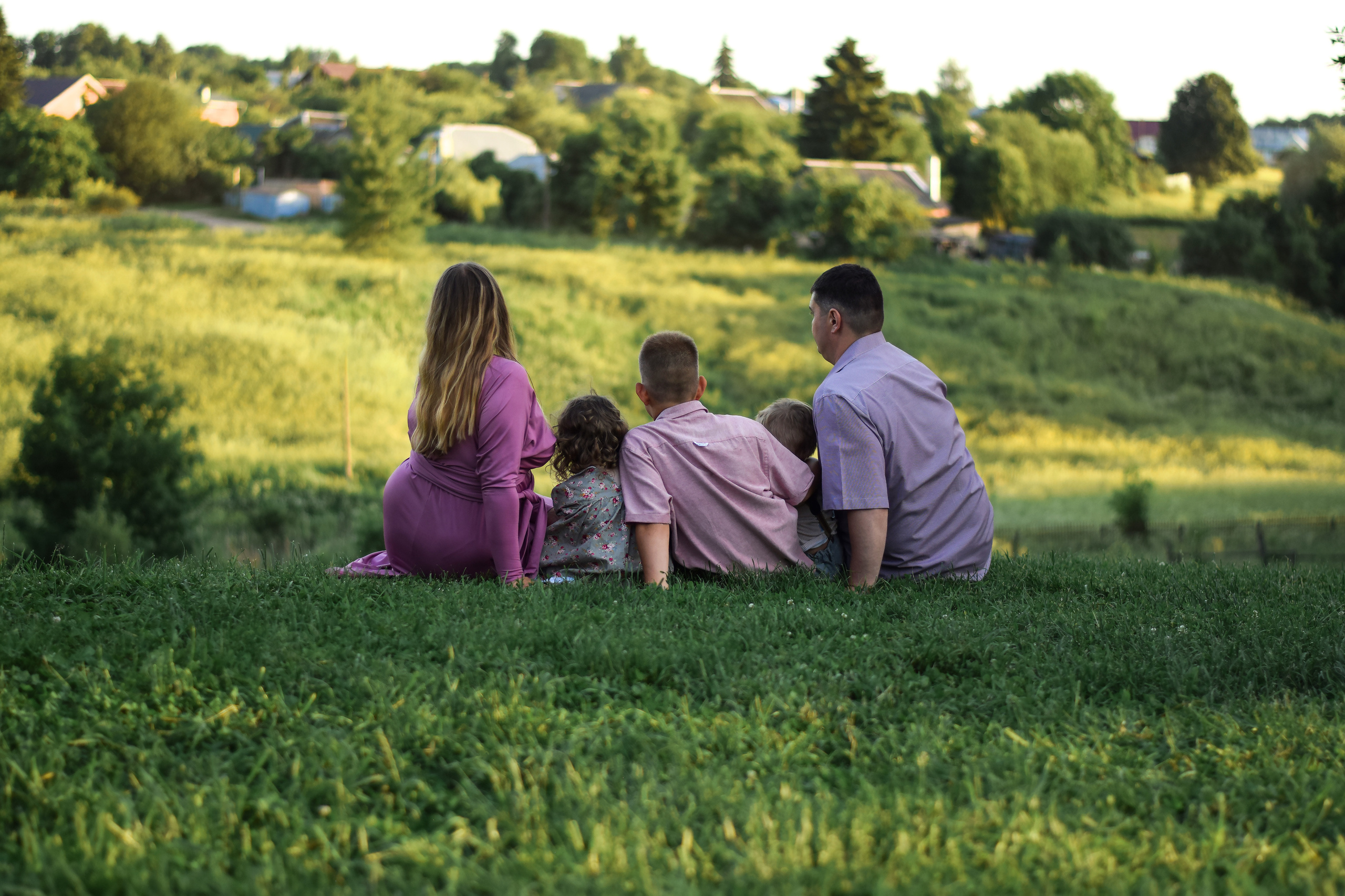 Семейная фотосессия в Ясной Поляне. Семейный фотограф Щёкино, Тула. От 5000р