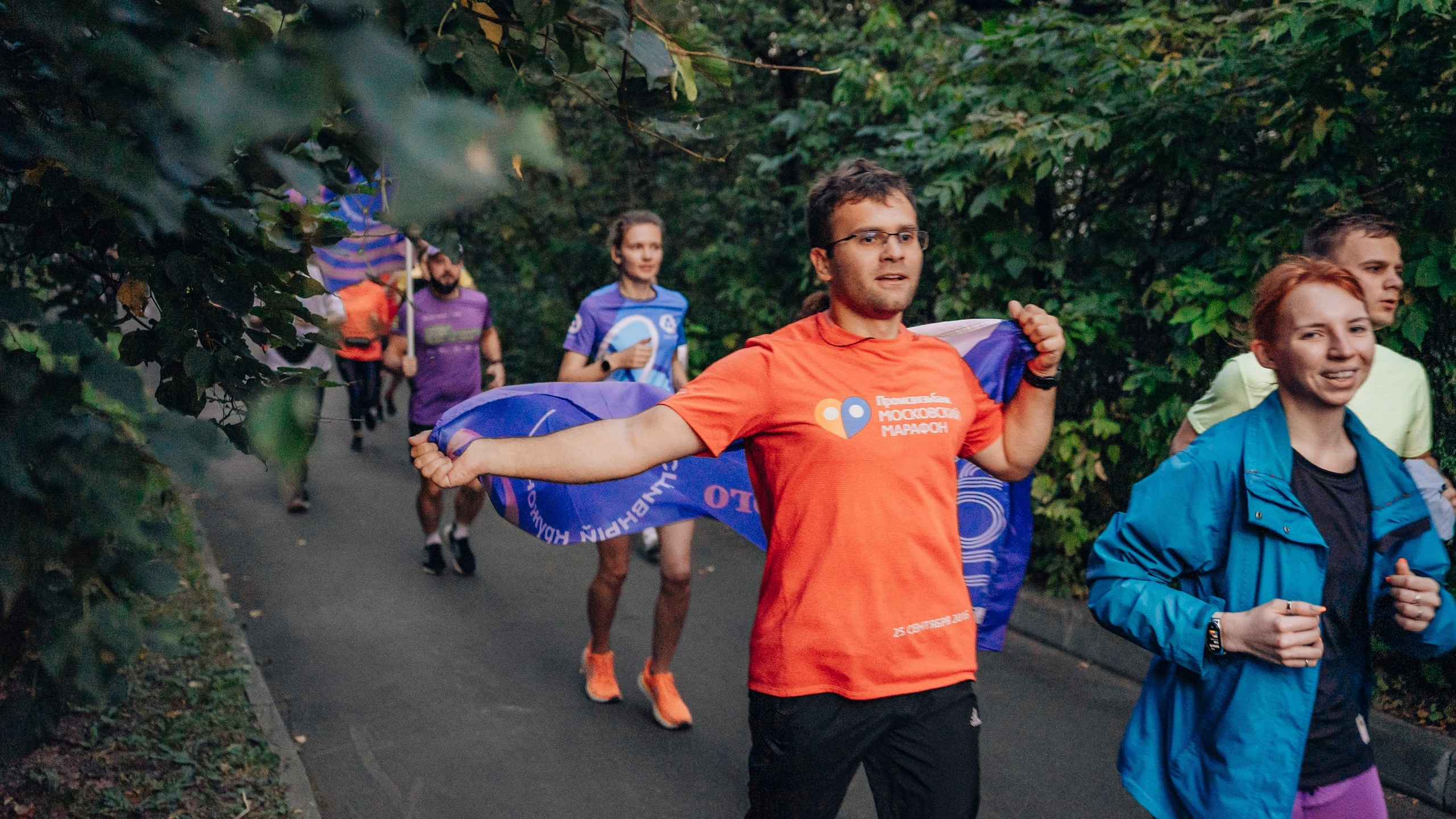 Пробежка RunForSun. Контент-фотограф в Москве Тима Забабурин