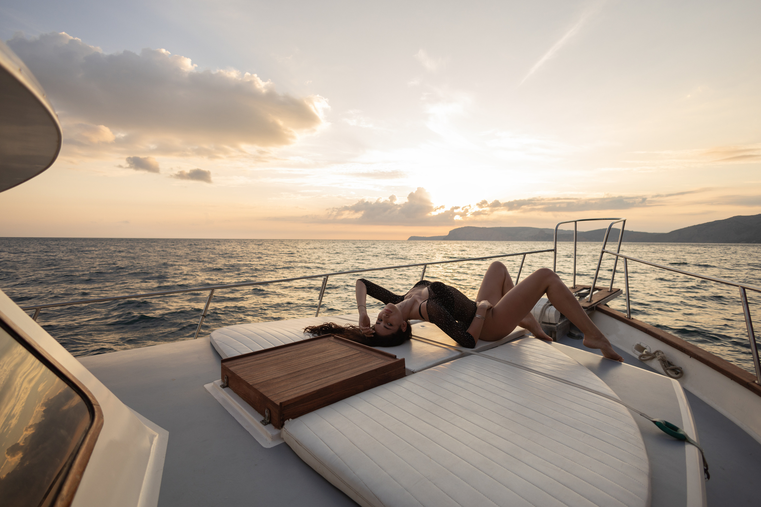 Яхта Море Закат. Семейный фотограф. Севастополь. Крым