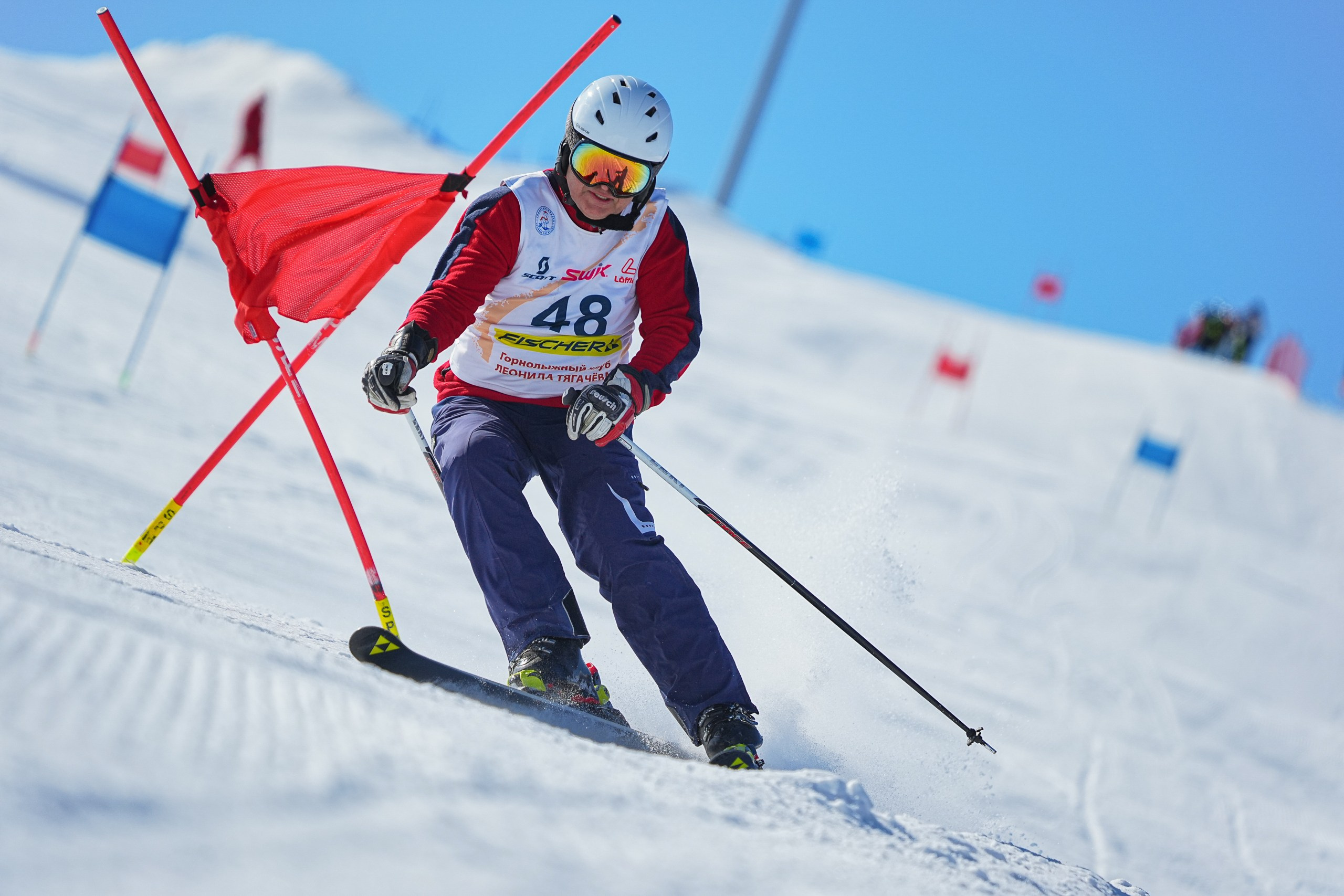 Соревнования «Приз горнолыжного клуба Леонида Тягачева», GS, 2024. Фотограф Студитский Евгений