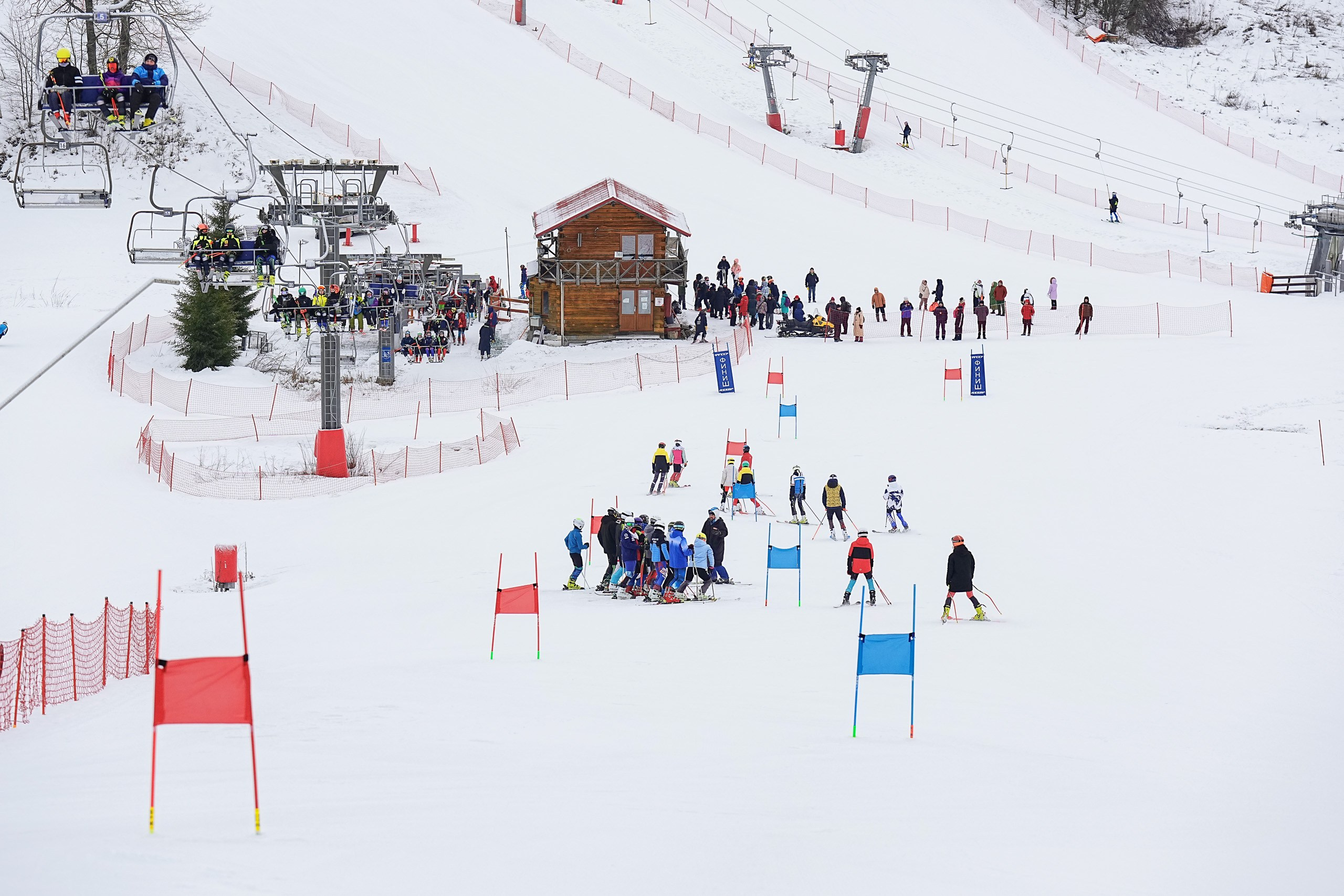 Горные лыжи. Первенство Центрального Федерального Округа. GS U16 Шуколово. Фотограф Студитский Евгений