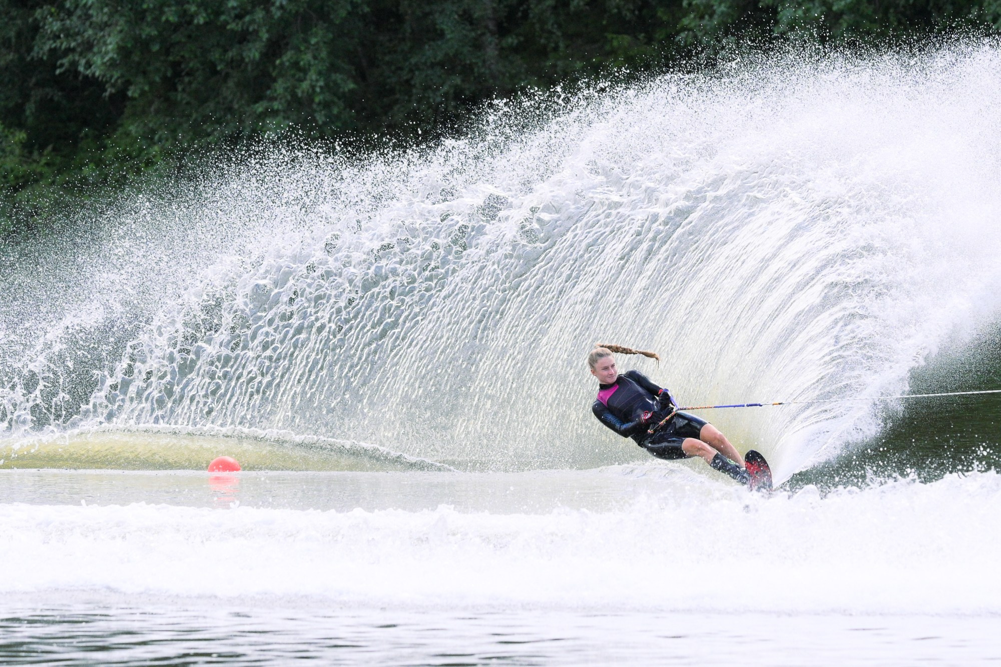 Воднолыжный спорт. Елена Дружинина. Спортивный и репортажный фотограф