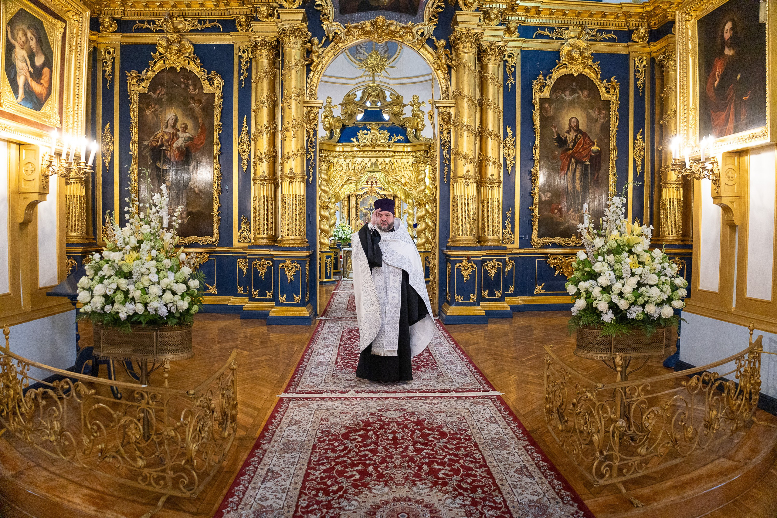 ВСЕНОЩНОЕ БДЕНИЕ В КАНУН ПРАЗДНИКА ВОЗНЕСЕНИЯ ГОСПОДНЯ. НИКОЛО-БОГОЯВЛЕНСКИЙ МОРСКОЙ СОБОР