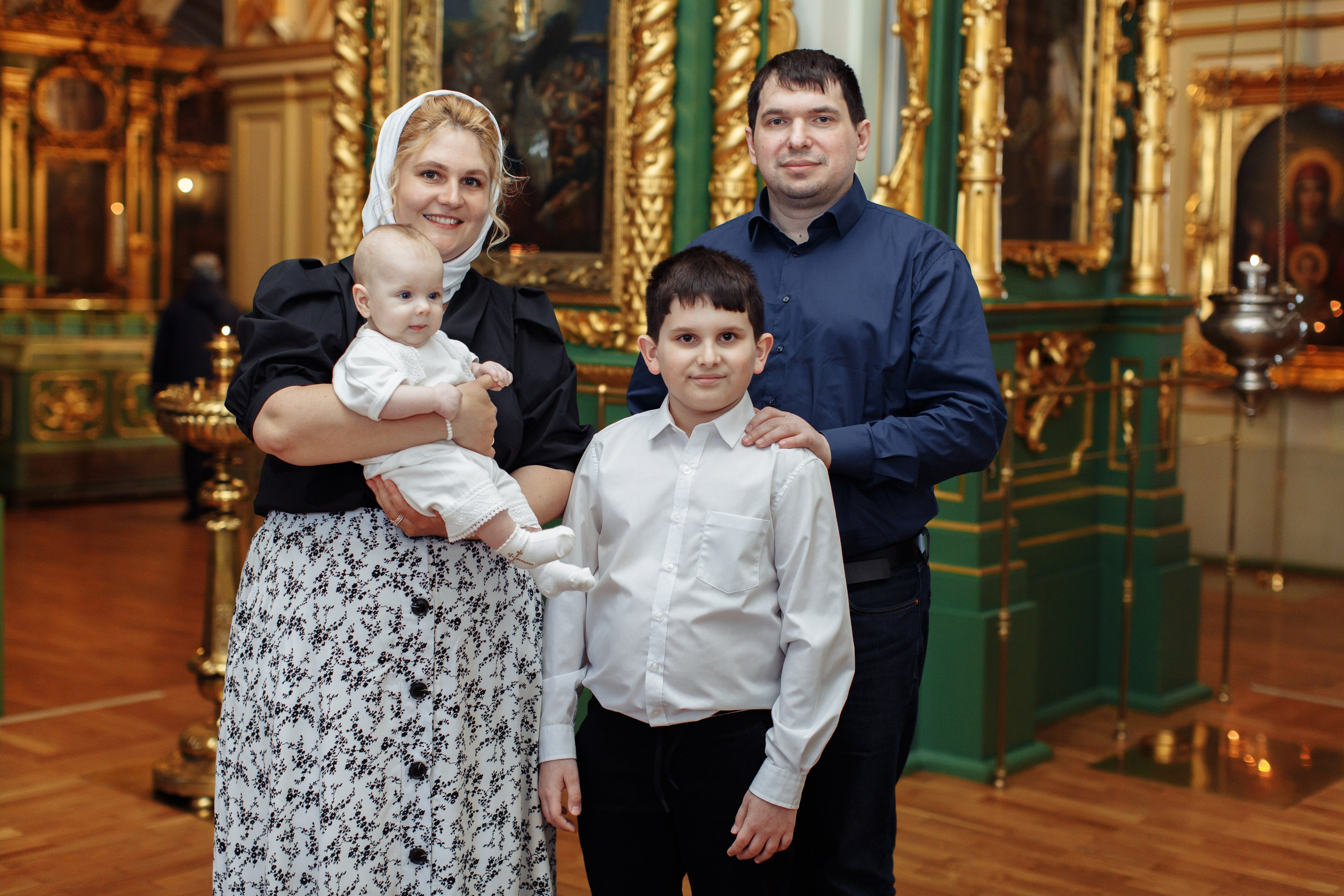 Фотосъемка крещения  в Санкт- Петербурге